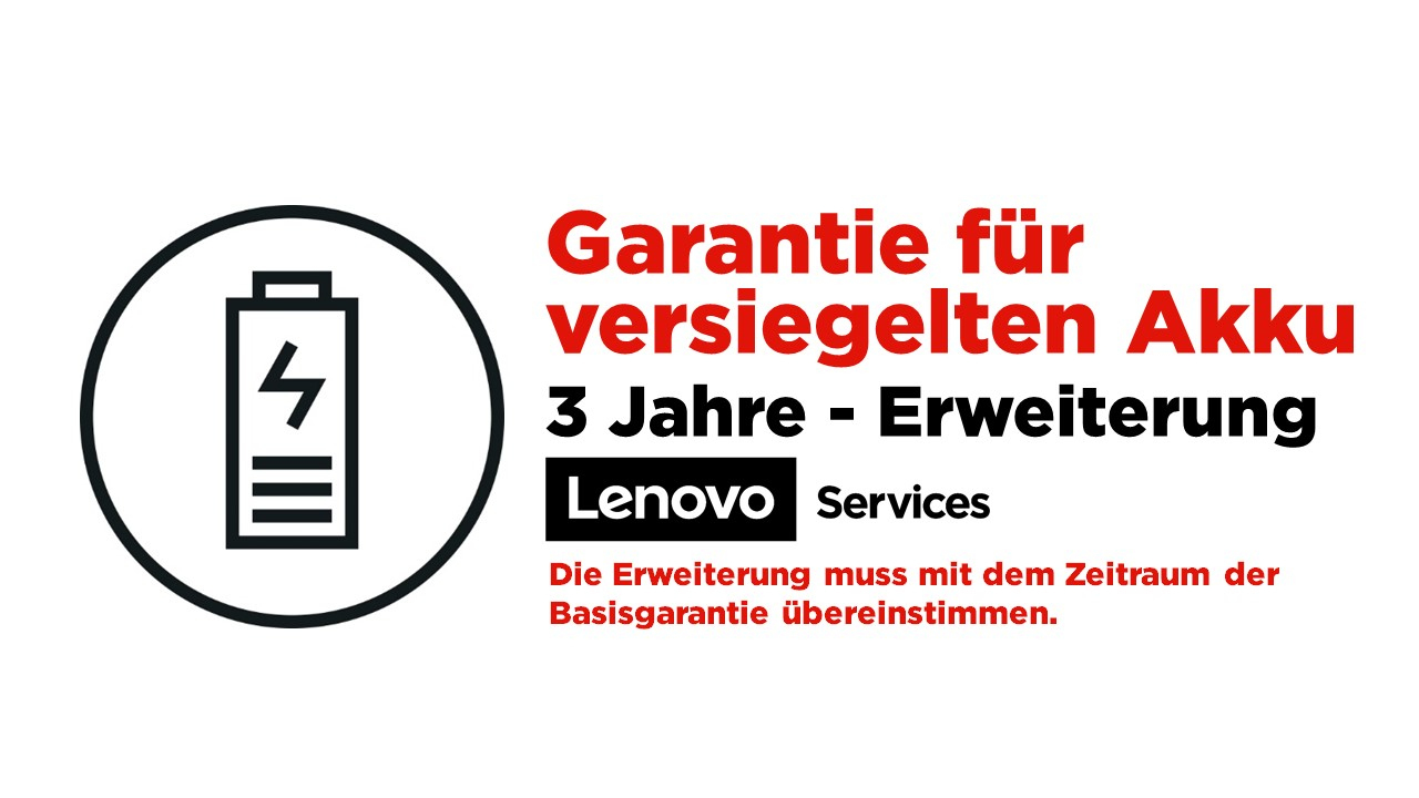 Lenovo Sealed Battery Add On - Batterieaustausch - 3 Jahre - für ThinkPad P1; P1 (2nd Gen)
