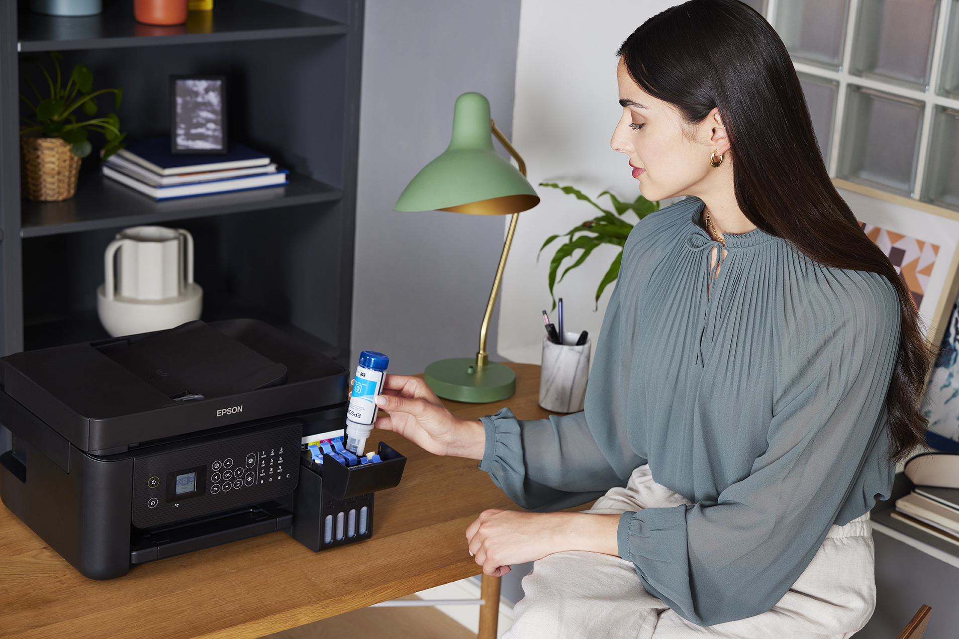 Epson EcoTank ET-4800 - Multifunktionsdrucker - Farbe - Tintenstrahl - wiederbefüllbar - A4 (Medien)