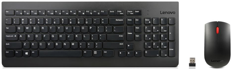 Lenovo Essential Wireless Combo - Tastatur-und-Maus-Set - kabellos - 2.4 GHz - Portugiesisch - für S