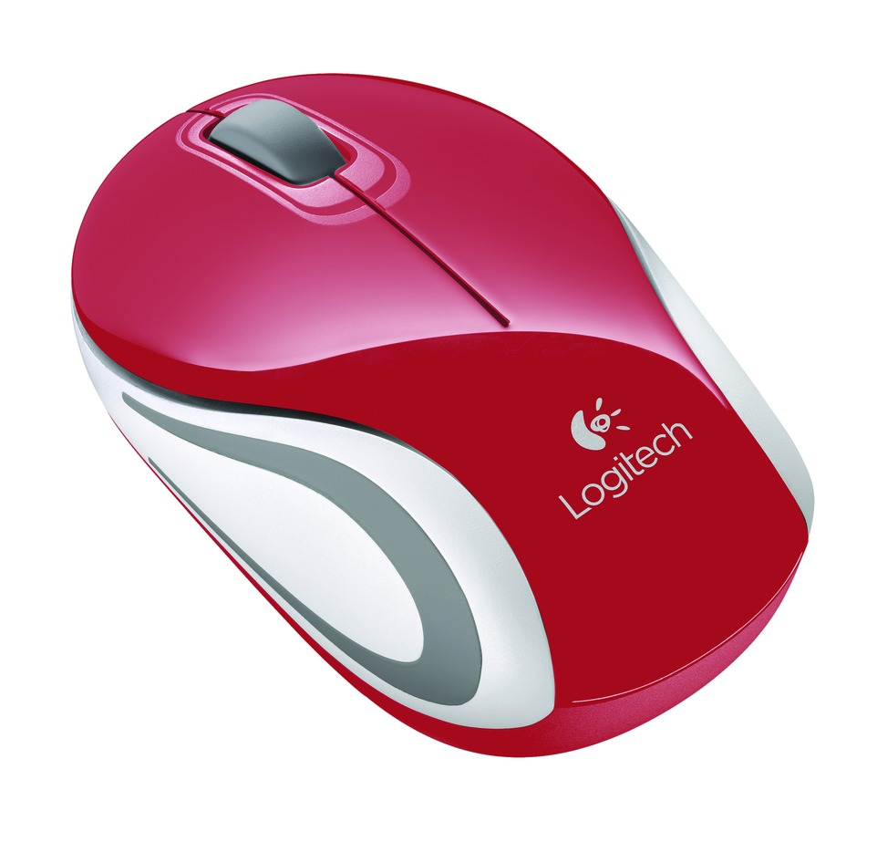 Logitech M187 - Maus - optisch - 3 Tasten - kabellos - 2.4 GHz - kabelloser Empfänger (USB)