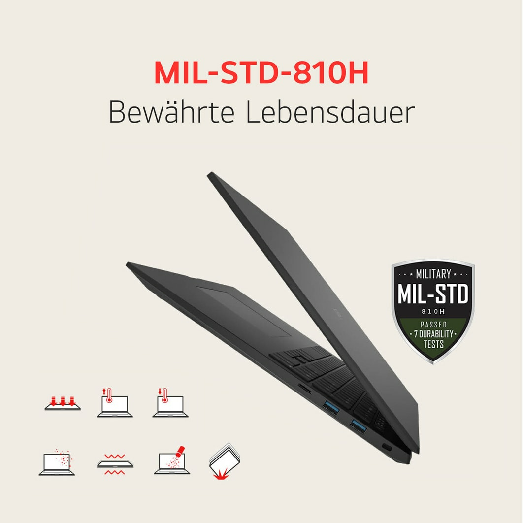 LG gram 17Z90S-G.AD7CG - Intel Core Ultra 7 155H / 1.4 GHz - Evo - Win 11 Home - Intel Arc Graphics