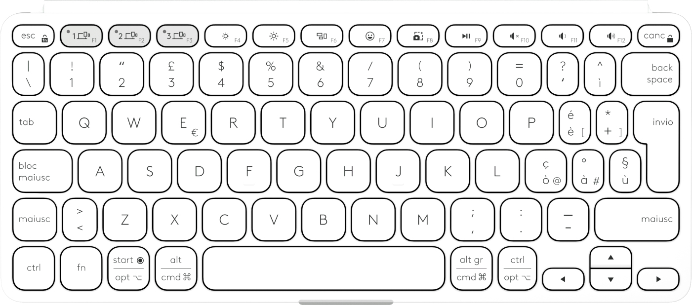 Logitech Keys-To-Go 2 - Tastatur - eingebaute