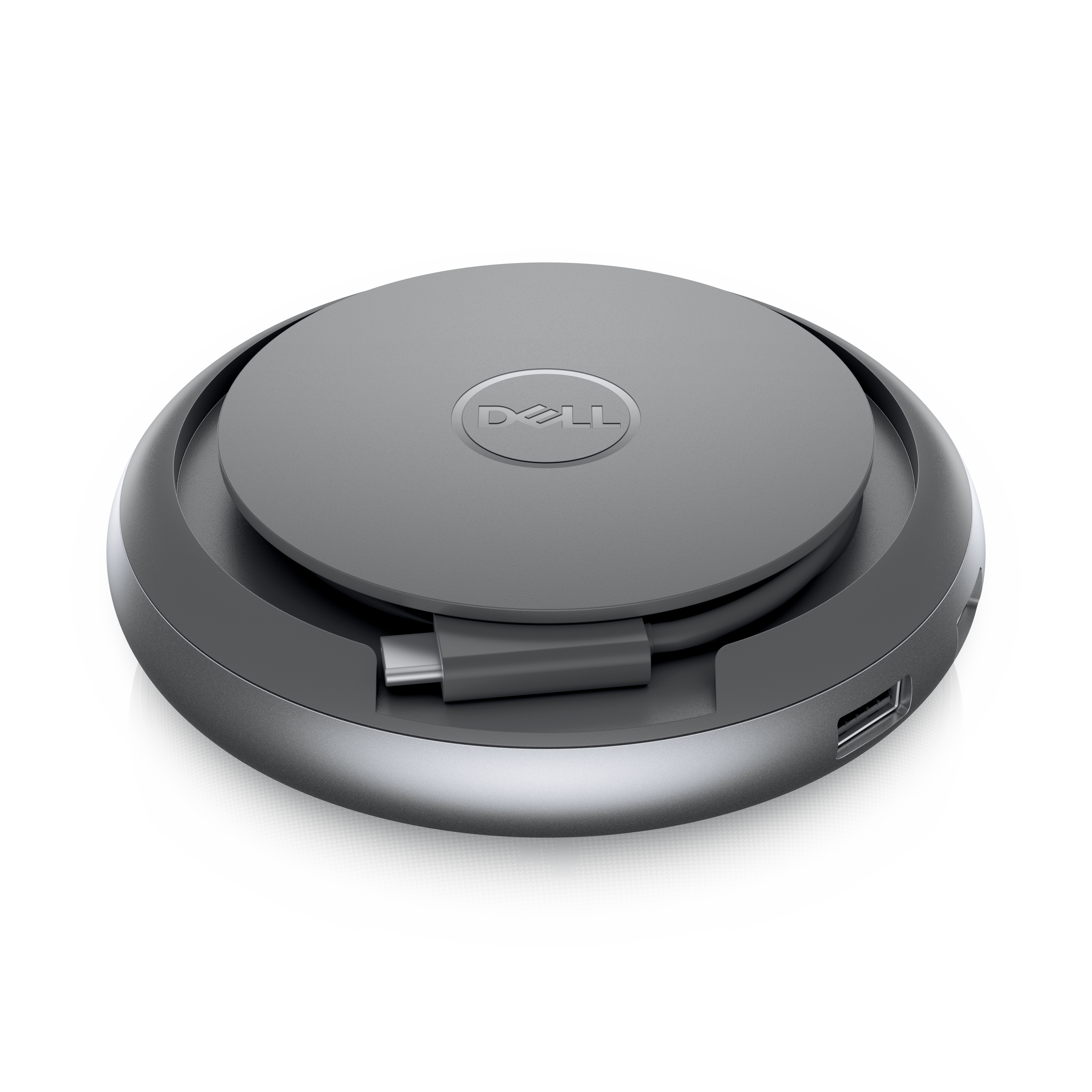 Dell Mobile Adapter mit Freisprechfunktion - MH3021P, Universal, Silber, 0,465 m, Windows 10, Window