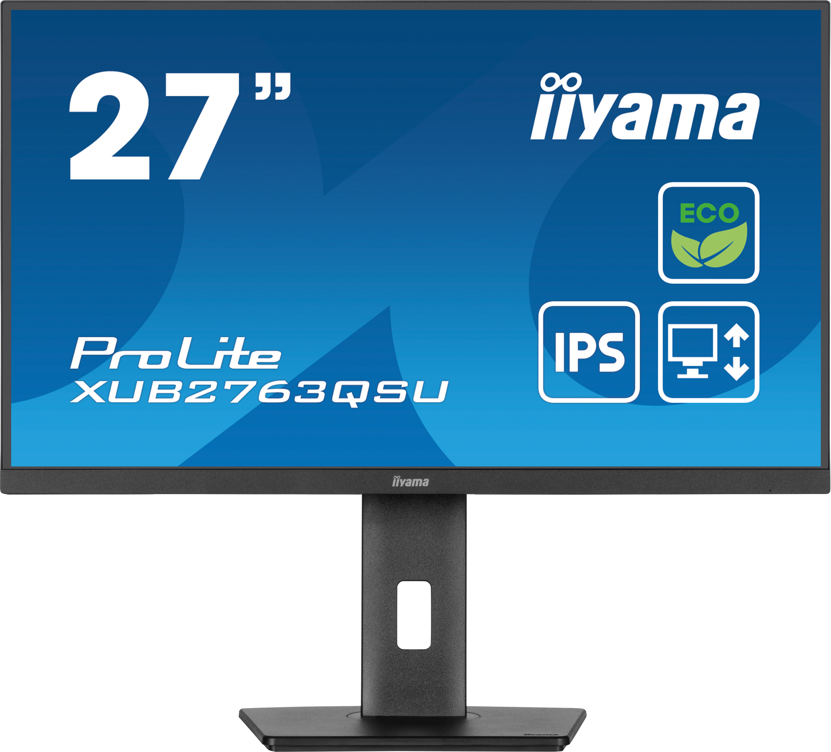 iiyama ProLite XUB2763QSU-B1 Monitor 68.6cm (27") WQHD, IPS, 2ms, HDMI, Displayport