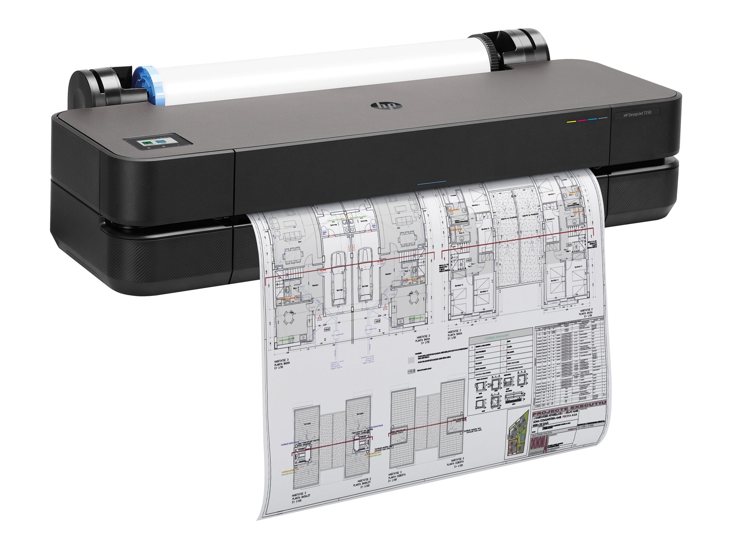 HP DesignJet T250 - 610 mm (24") Großformatdrucker - Farbe - Tintenstrahl - A1, ANSI D - 2400 x 1200