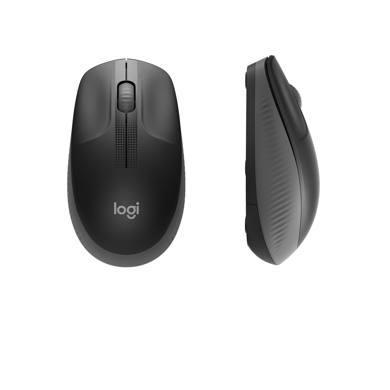 Logitech M190 Full-Size Wireless Mouse dunkelgrau, USB