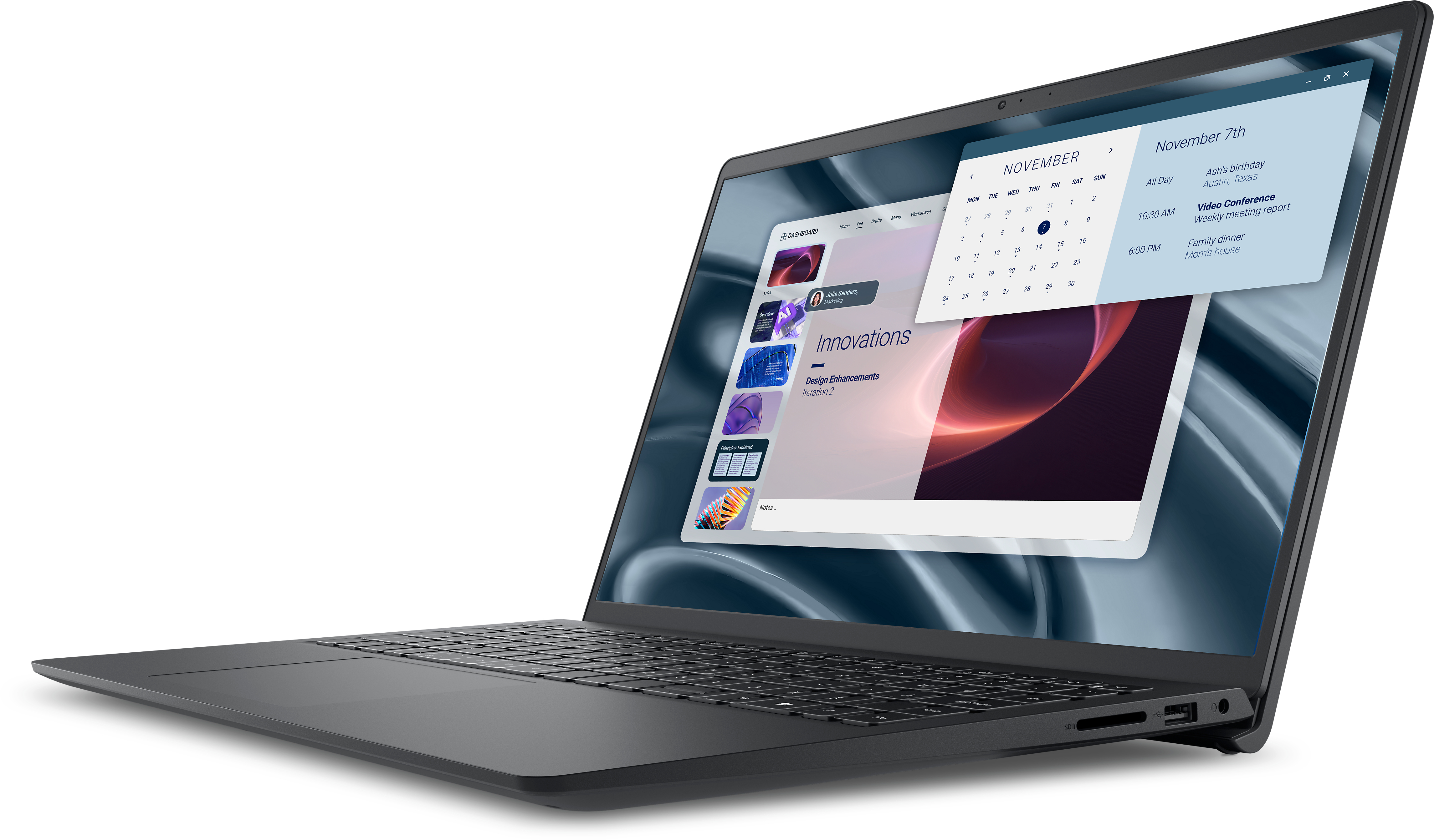 Dell Pro 15 Essential PV15255, 15.6" FHD, Ryzen 3 7320U, 8GB RAM, 512GB SSD, Win11 Pro