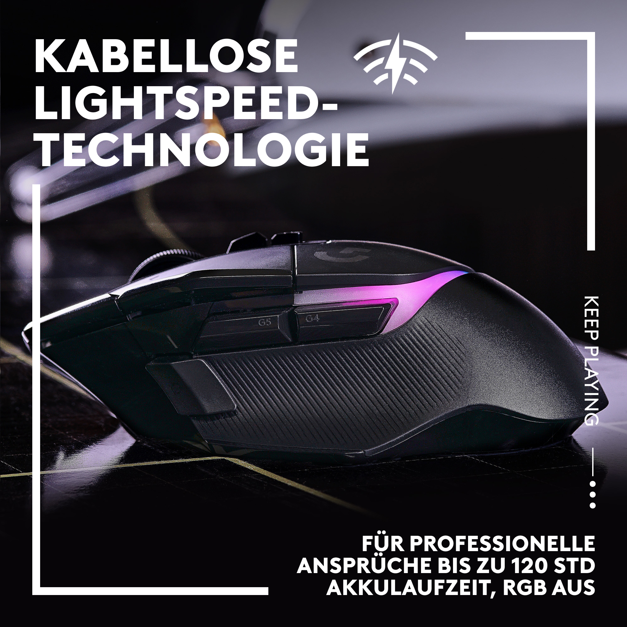 Logitech G G502 X PLUS - Maus - optisch - 11 Tasten