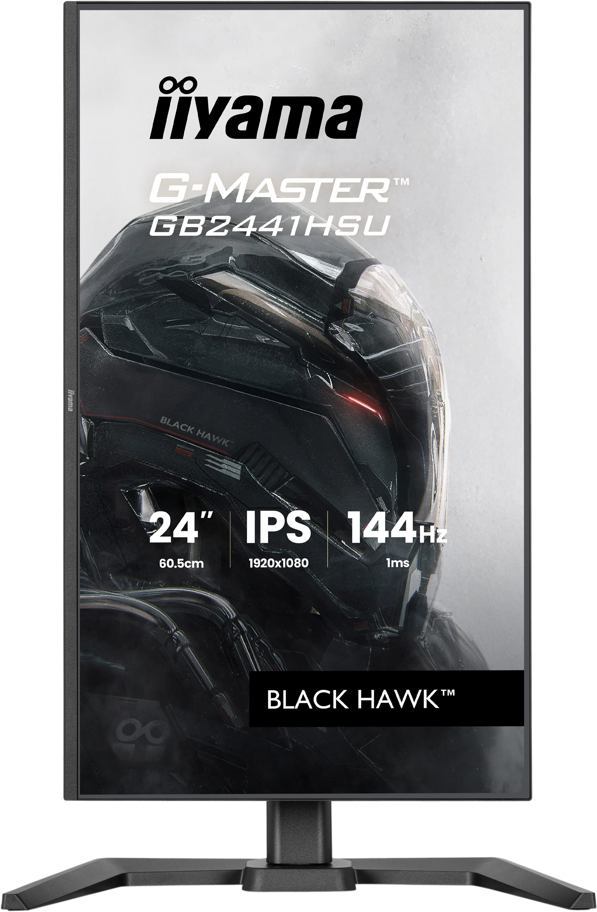 iiyama G-Master GB2441HSU-B1 Black Hawk Monitor 60.5cm (23.8") Full HD, IPS, 1ms, HDMI, DP, USB