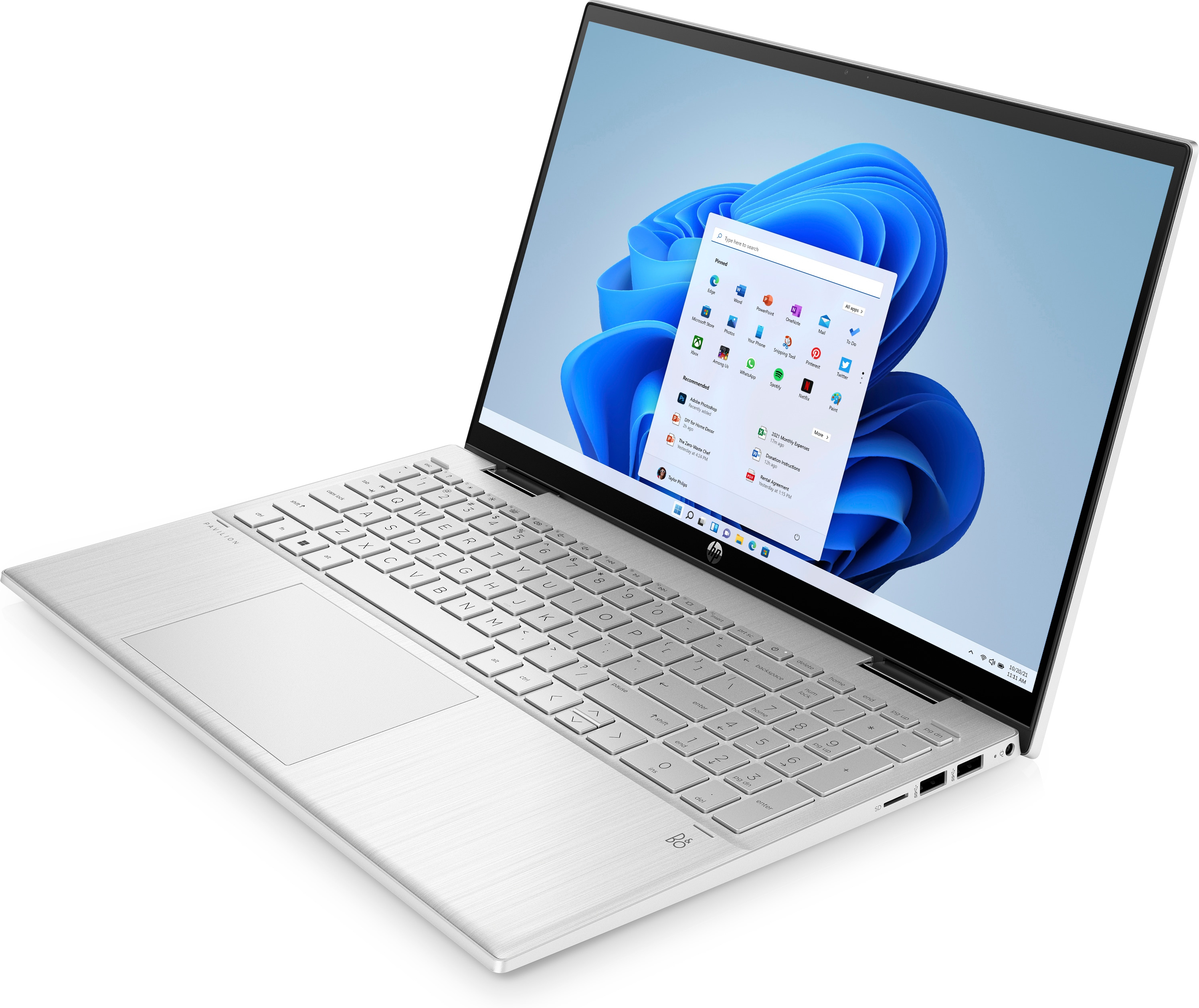 HP Pavilion x360 15-er1075ng, Intel® Core? i7, 39,6 cm (15.6"), 1920 x 1080 Pixel, 16 GB, 512 GB, Wi