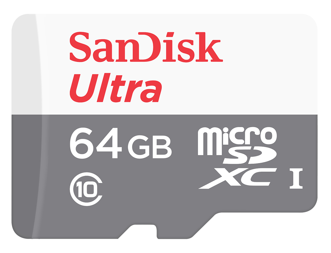 SanDisk Ultra MicroSDXC 64GB UHS-I, 64 GB, MicroSDXC, Klasse 10, UHS-I, 80 MB/s, Schockresistent, Te