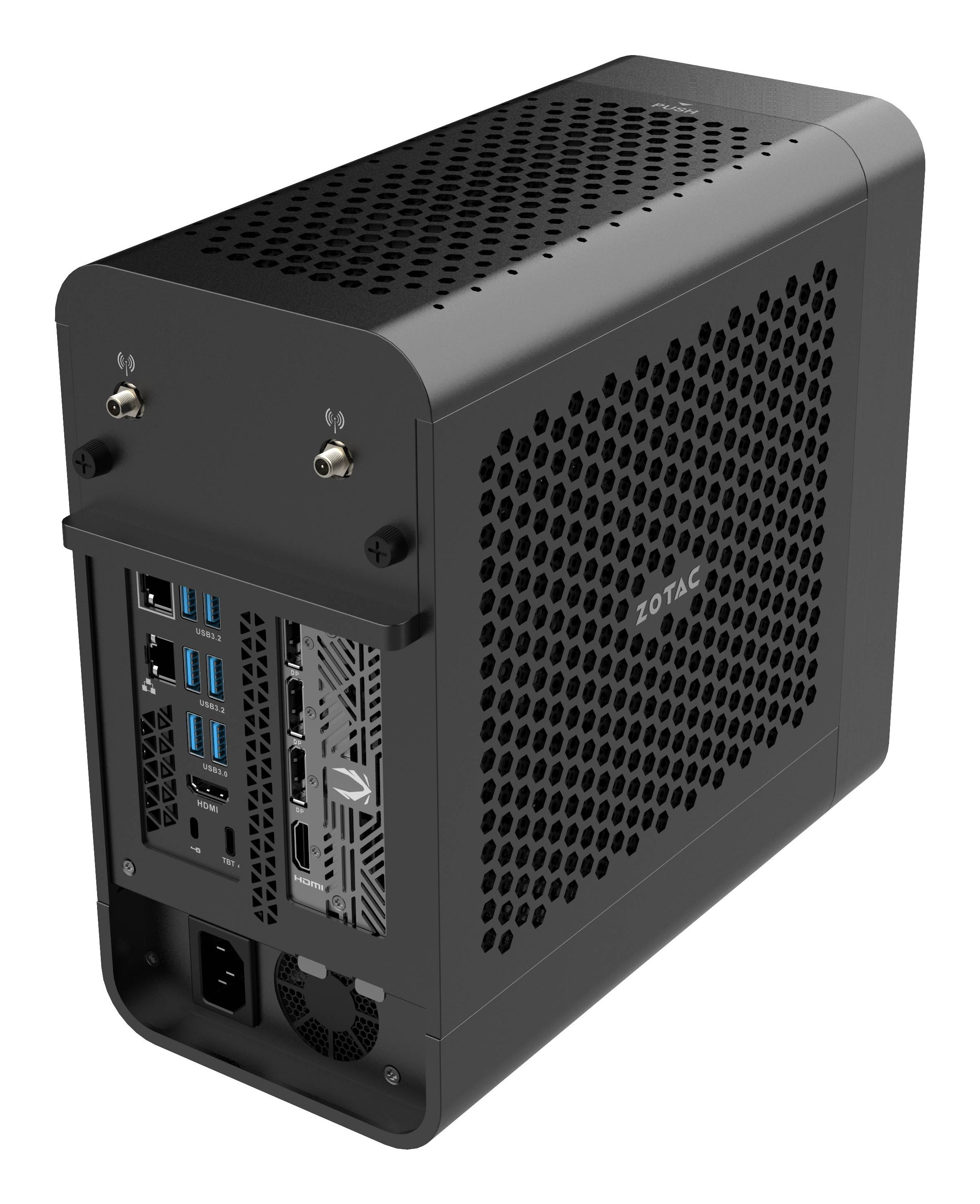 Zotac ZBOX Magnus One EU27506TC, Core Ultra 7 265, 2x DDR5 SO-DIMM, 2x PCIe, RTX 5060Ti, o. BS.