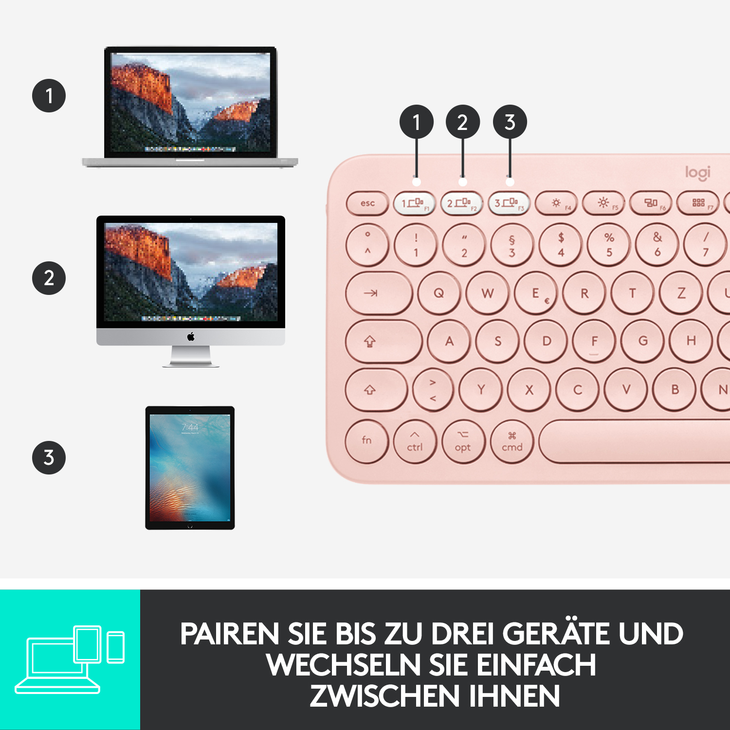 Logitech K380 Multi-Device Bluetooth Keyboard