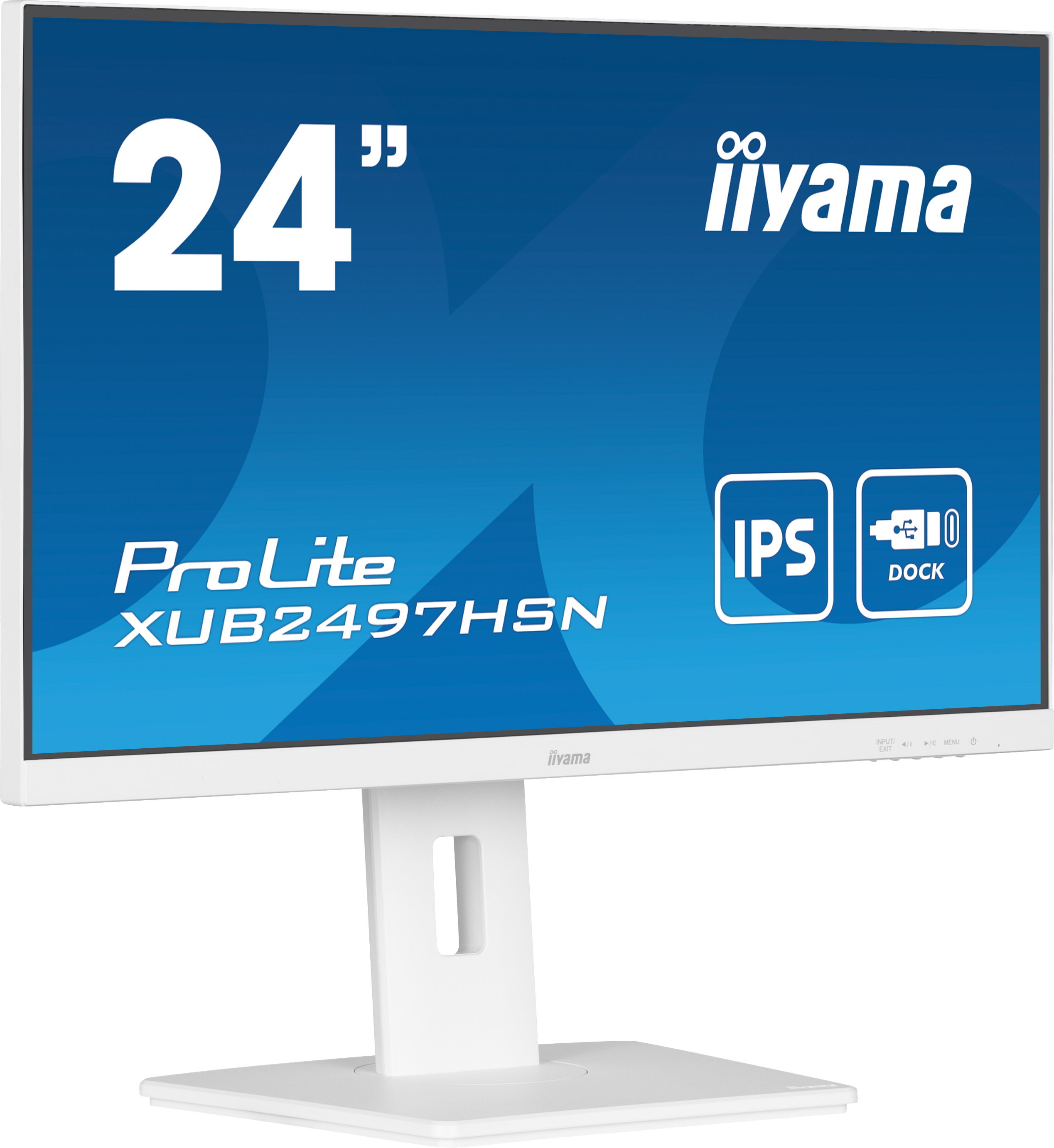 iiyama ProLite XUB2497HSN-W2 Monitor 60.5 cm (23.8") Full HD, IPS, 1ms, HDMI, Displayport, USB-C
