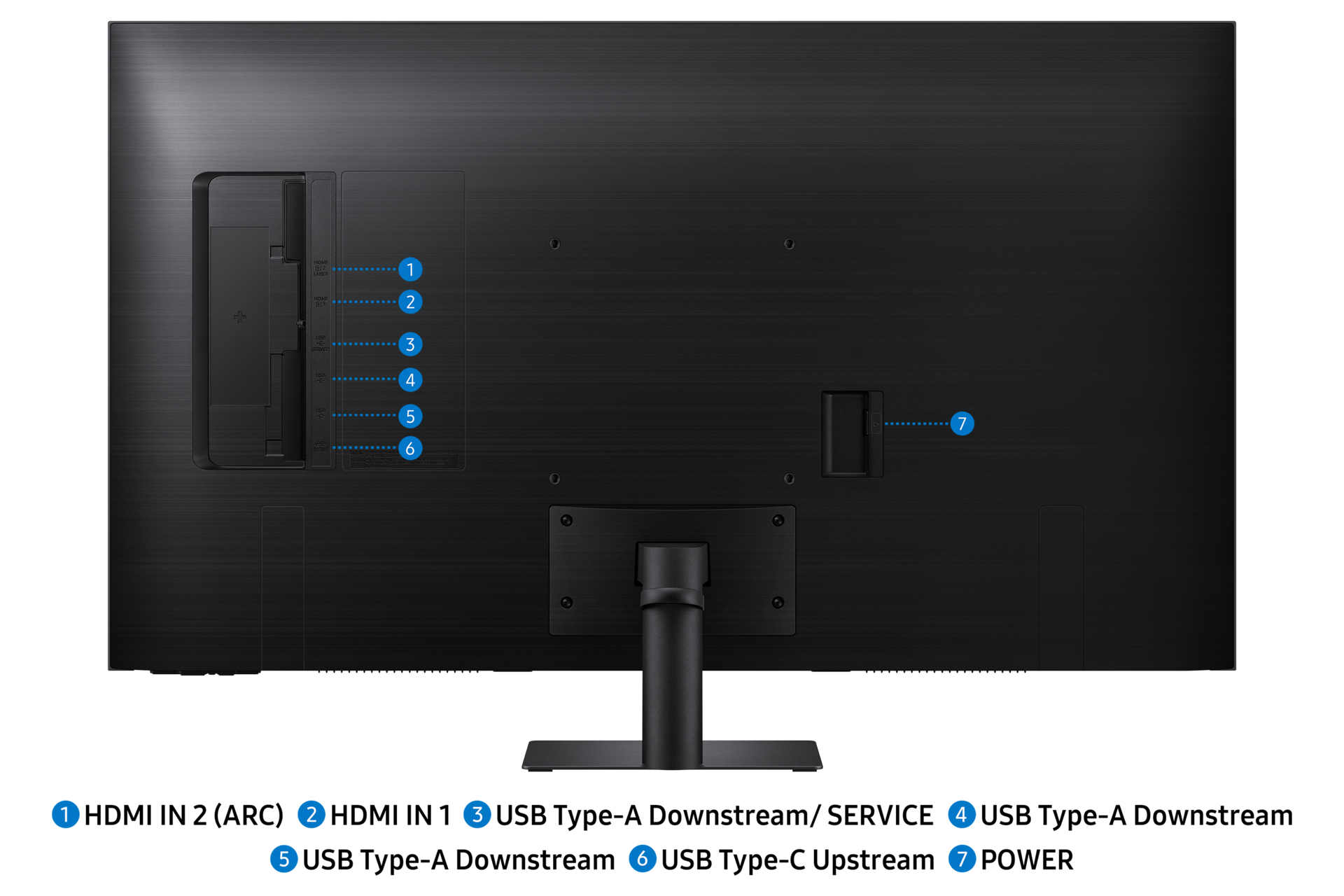 B-WARE - Samsung Smart M7 S43FM700UU Monitor 109.2cm (43") 4K UHD, VA, 4ms, HDMI, Displayport, USB