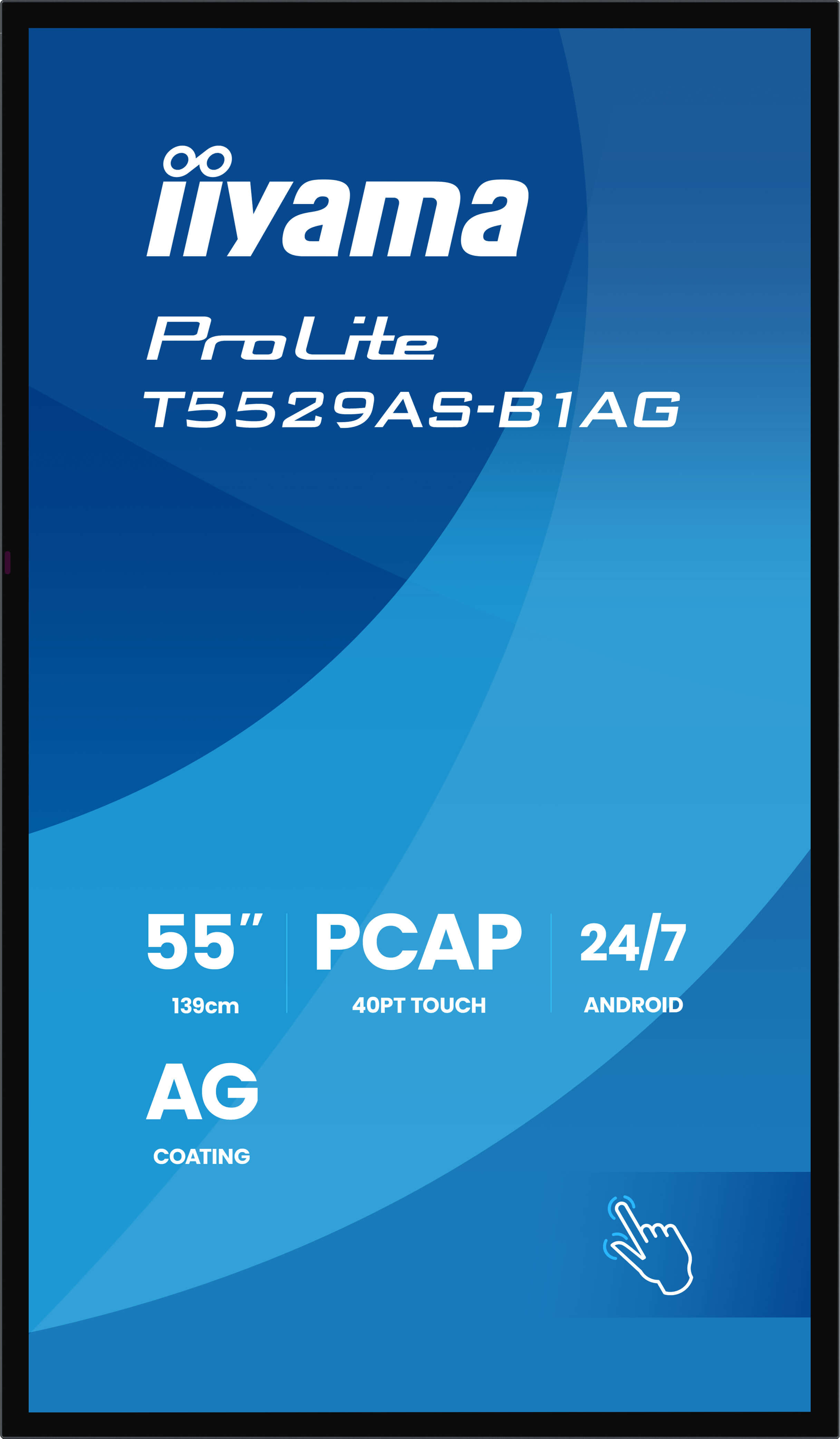 Iiyama ProLite T5529AS-B1AG - 140 cm (55") Diagonalklasse (139 cm (54.6")