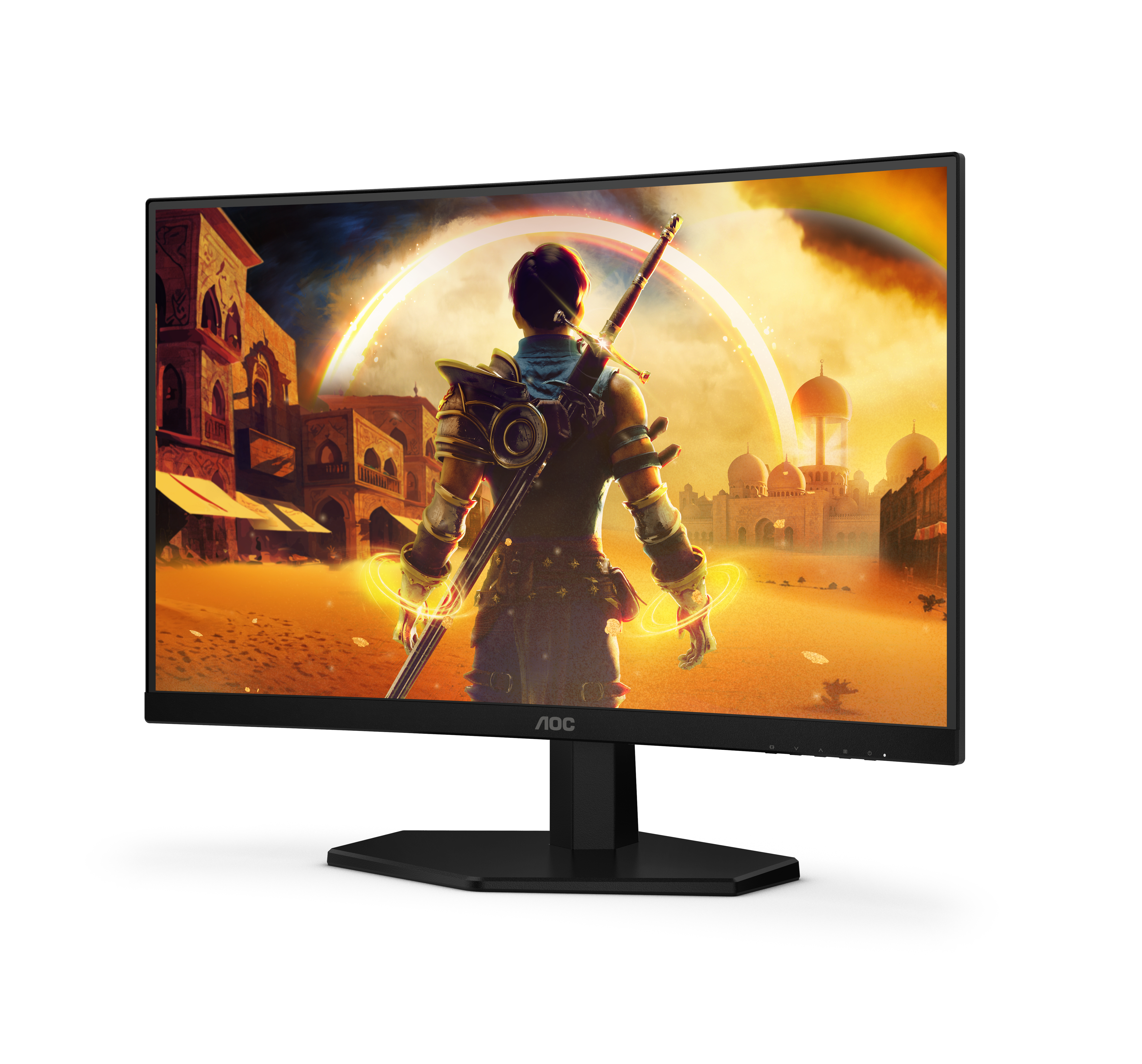 AOC Gaming C24G42E - LED-Monitor - Gaming - gebogen - 61 cm (24")