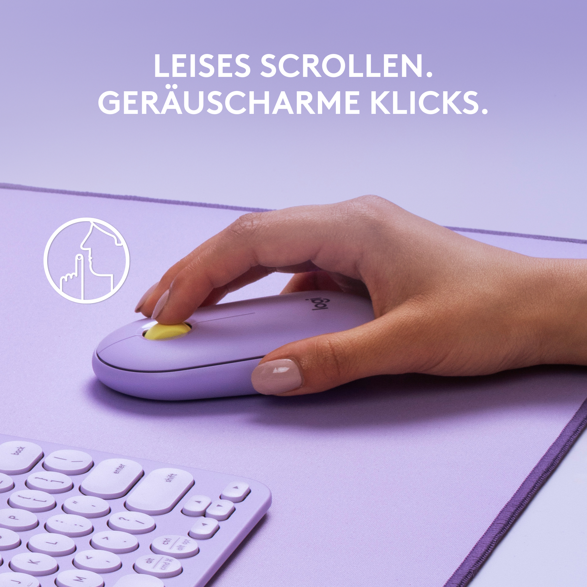 Logitech Pebble M350 - Maus - optisch - 3 Tasten - kabellos - Bluetooth - kabelloser Empfänger (USB)
