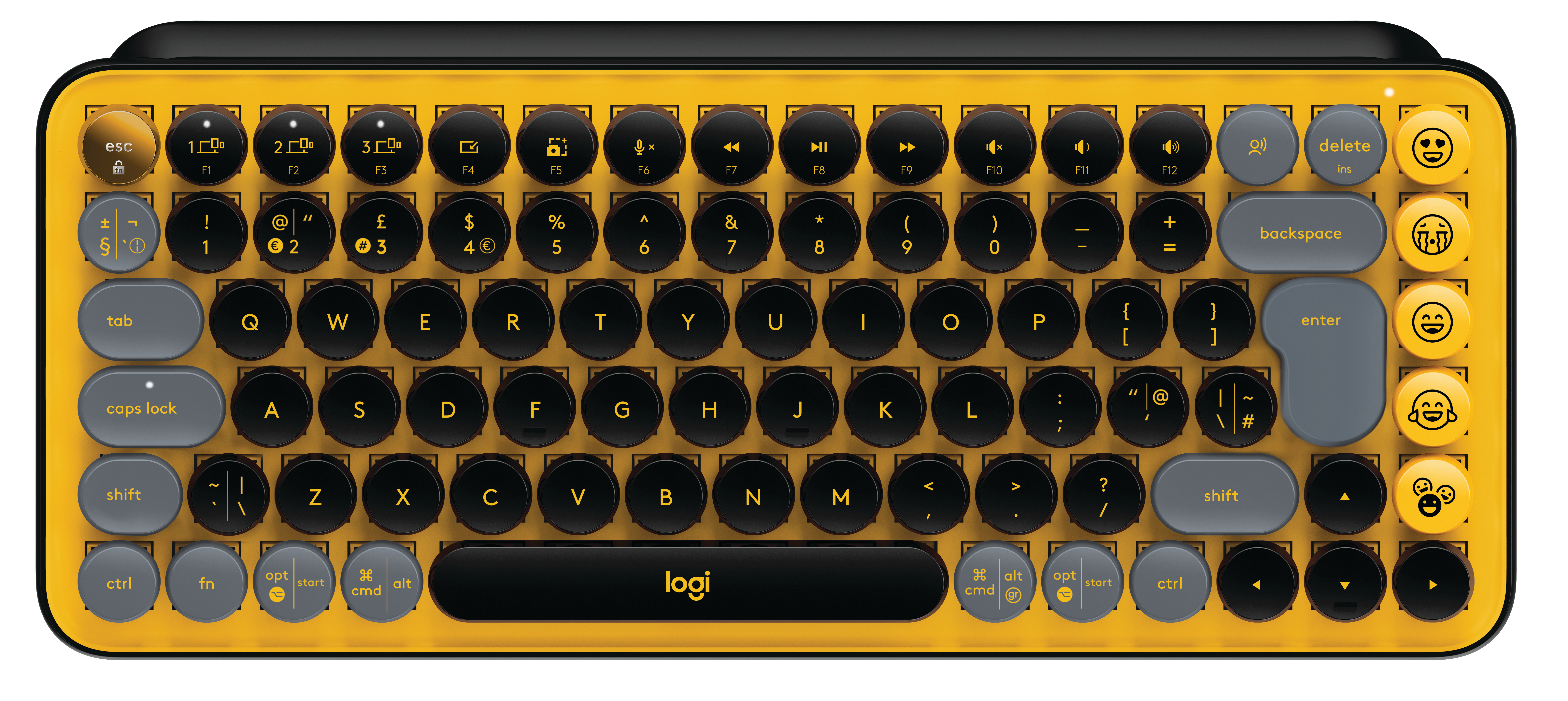 Logitech POP Keys - Tastatur - kabellos - Bluetooth
