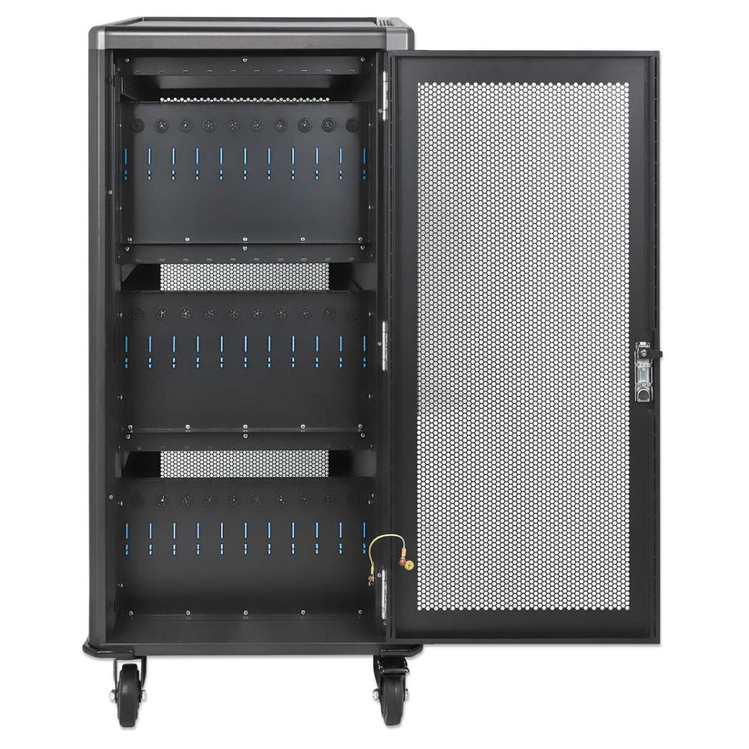Manhattan Wagen (laden und sichern) - für 30 Tabletten / Notebooks / Mobiltelefone - USB-C, 1920 W -