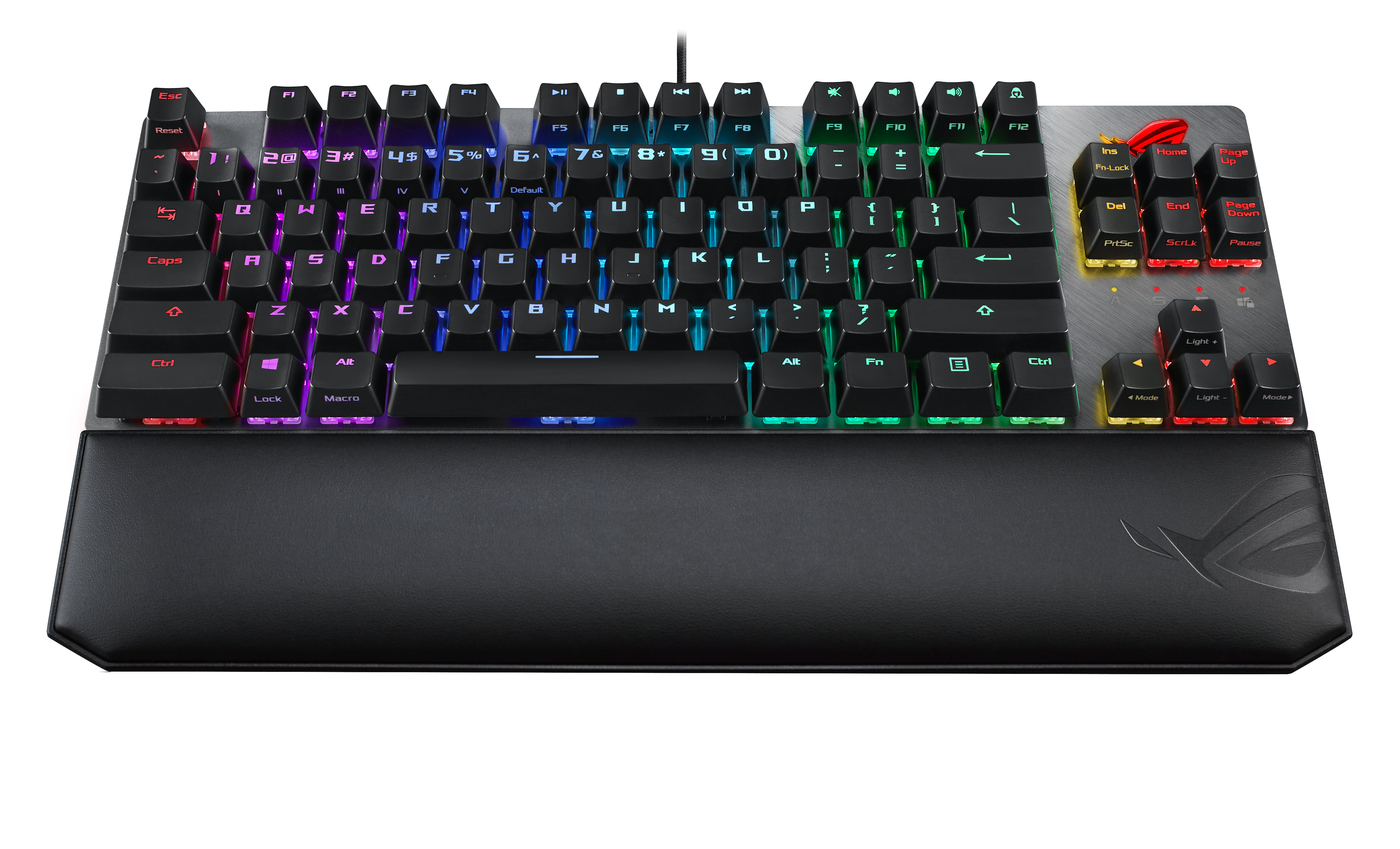 ASUS ROG Strix Scope NX TKL Deluxe, 80%, Kabelgebunden, USB, Mechanischer Switch, RGB-LED, Schwarz,