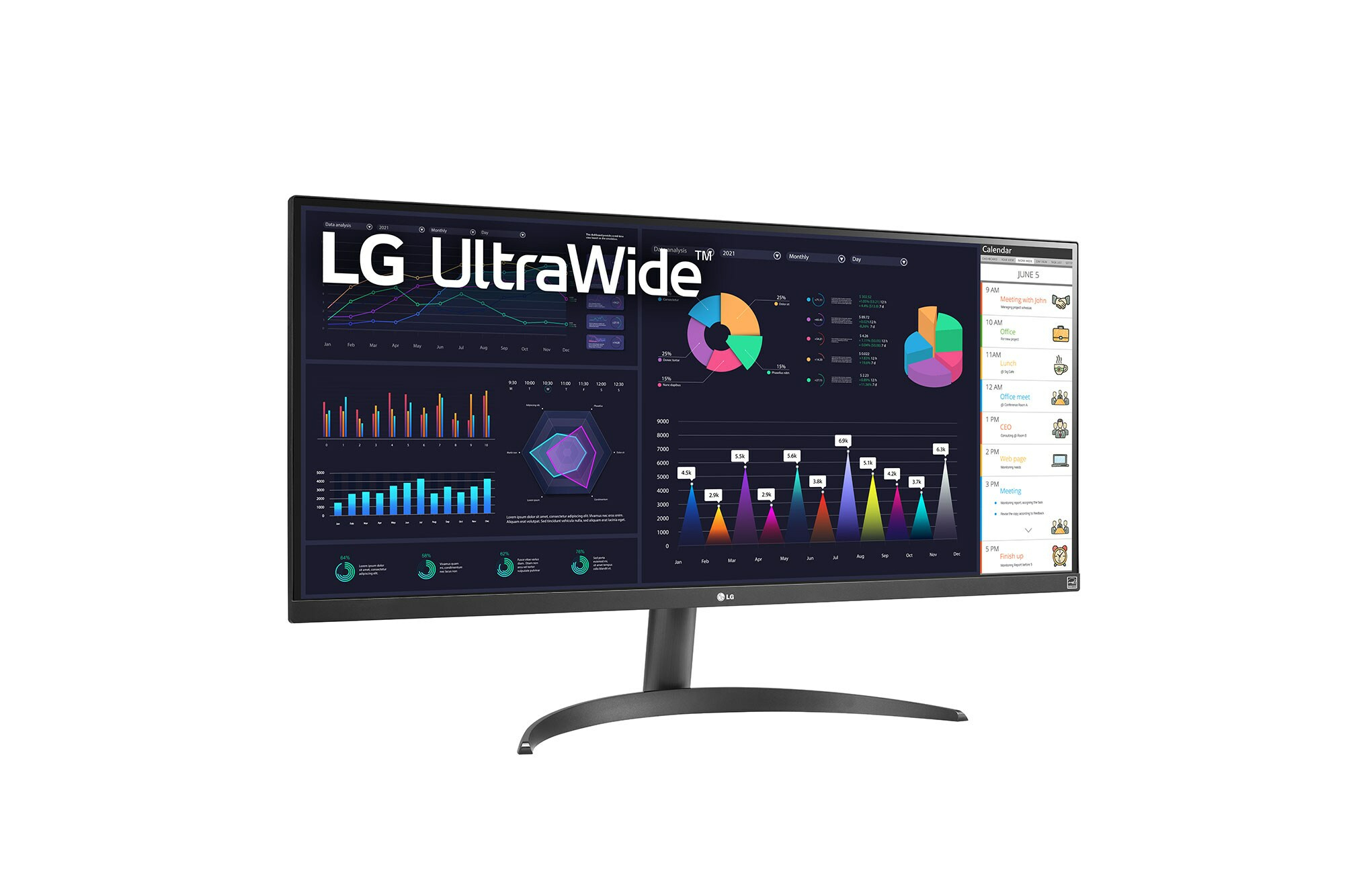 LG UltraWide 34WQ500-B - LED-Monitor - 86.7 cm (34")