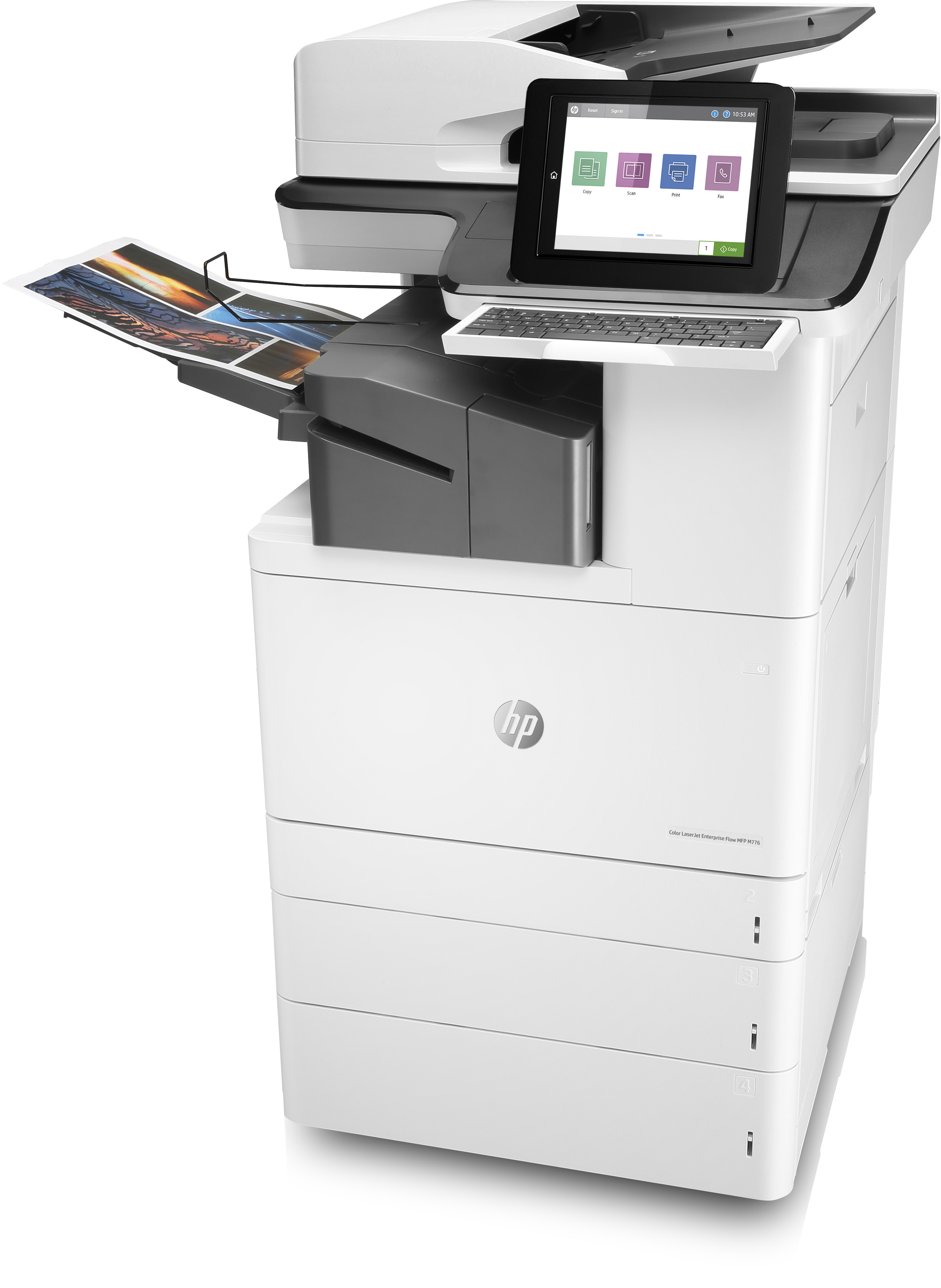 HP LaserJet Enterprise Flow MFP M776zs - Multifunktionsdrucker - Farbe - Laser - 297 x 864 mm (Origi