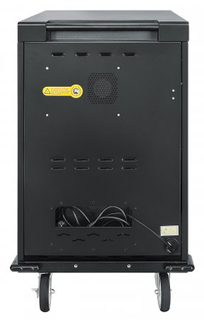 Manhattan 180658, Wagen zur Verwaltung tragbarer Geräte, Schwarz, 2 m, Stahl, Notebook, Tablet, USB