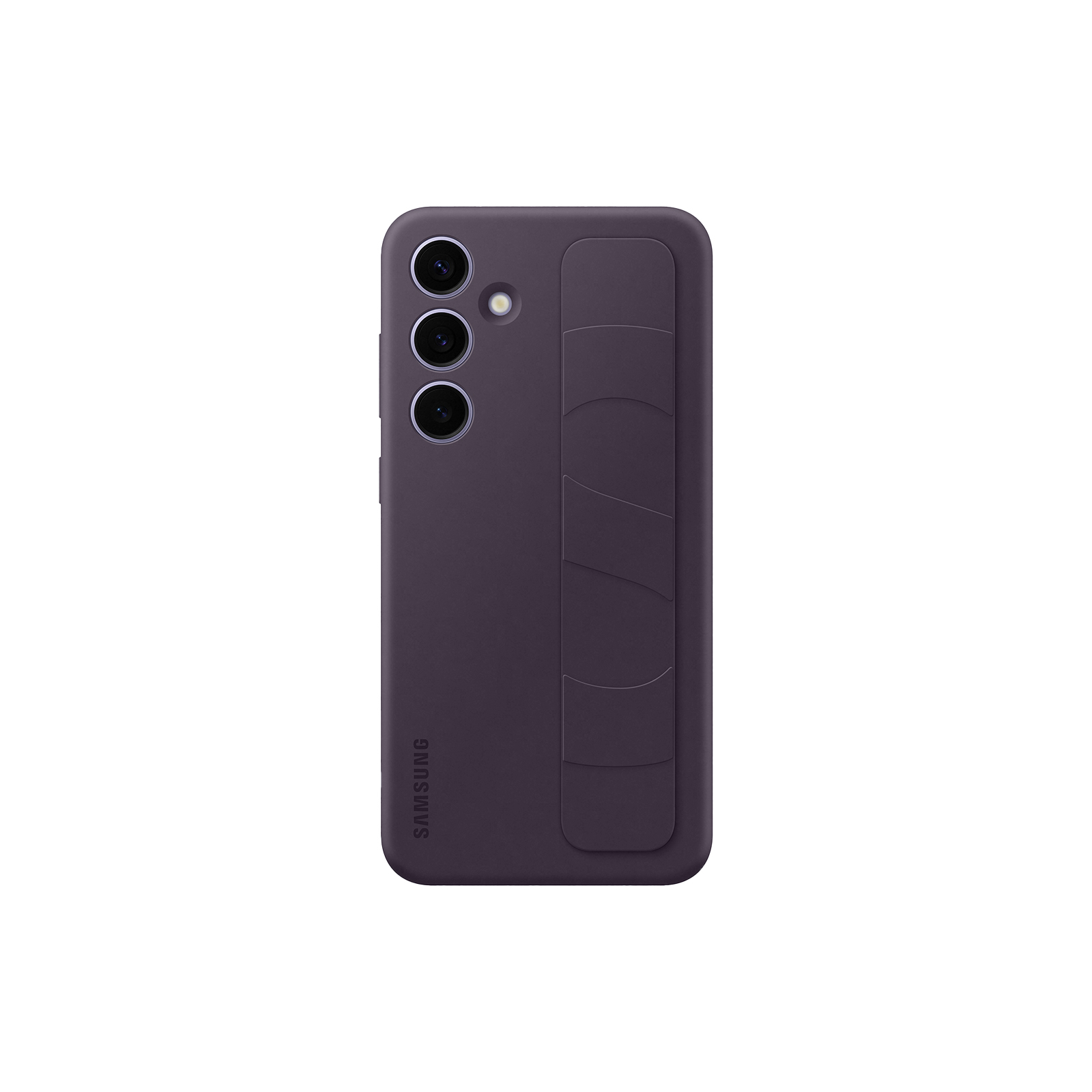 Samsung Standing Grip Case S24+ Dark Violet+ Mobeen Glas