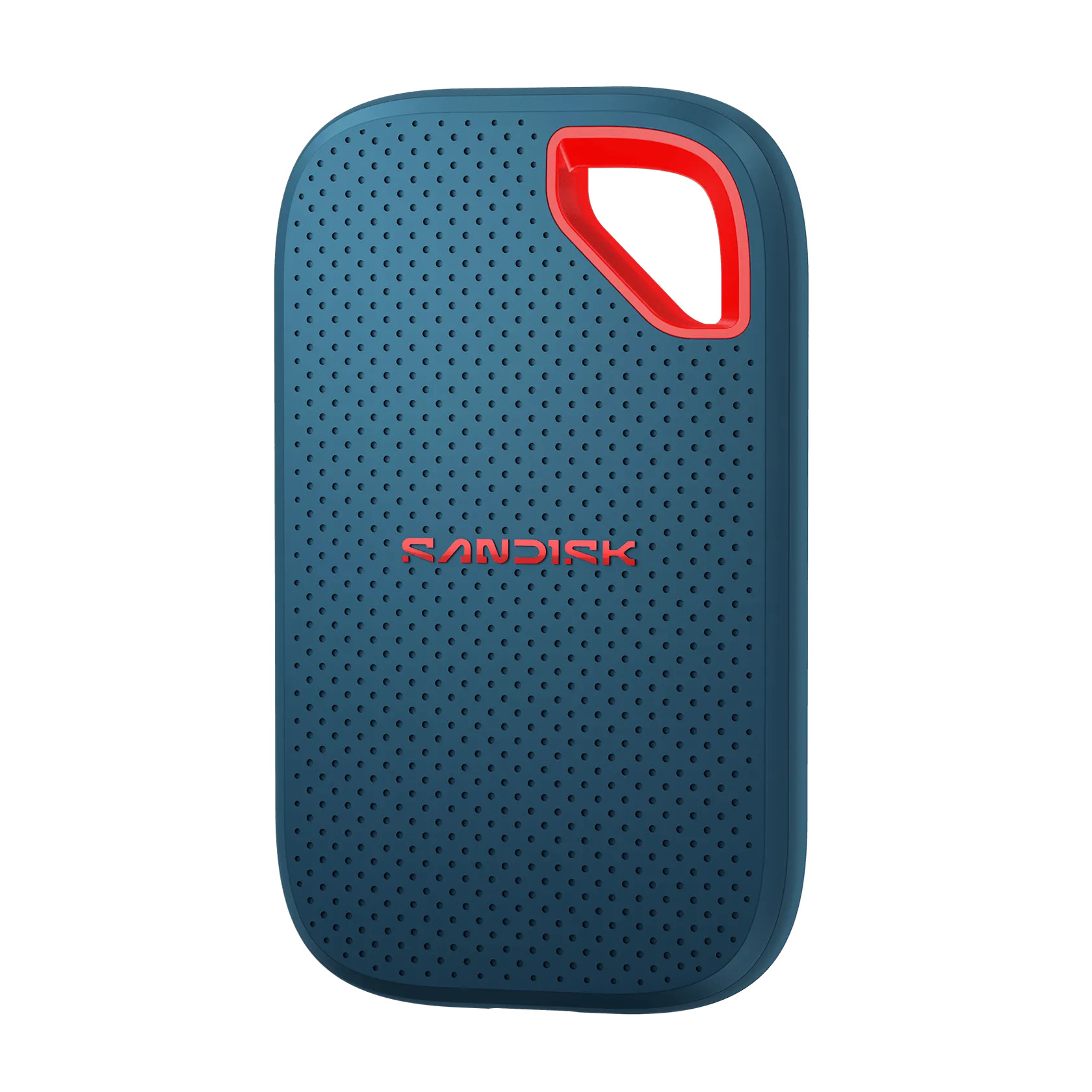 SanDisk Extreme Portable SSD (V3), 2 TB, USB Typ-C, USB 3.2 Gen 2x2, 2000 MB/s, 20 Gbit/s, Rot, Blau