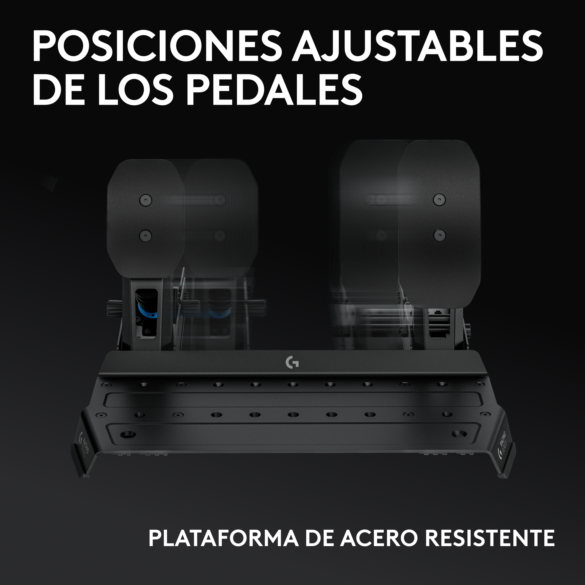 Logitech G RS Pedals - Pedale - Schwarz - für