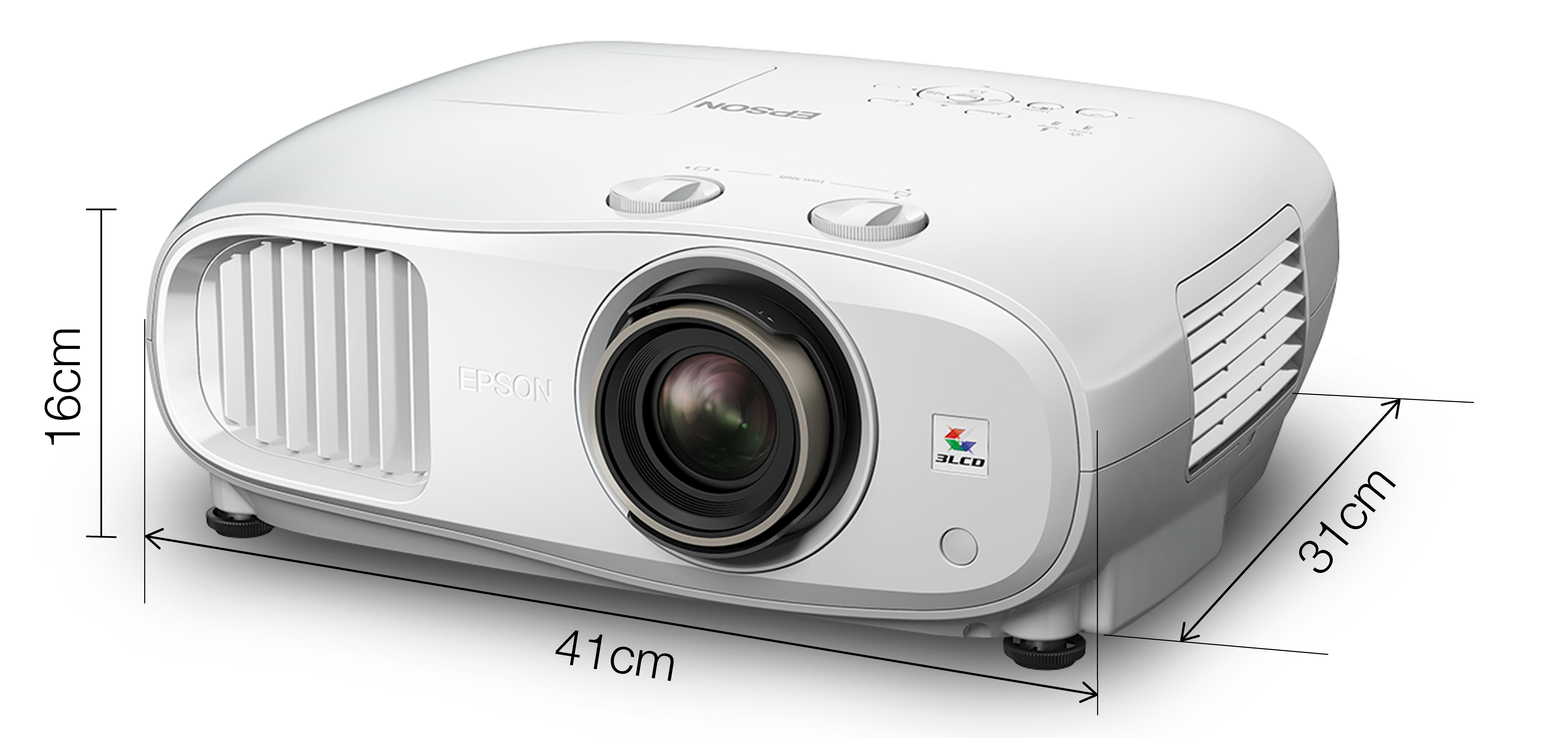 Epson EH-TW7100 - 3-LCD-Projektor - 3D - 3000 lm (weiß)