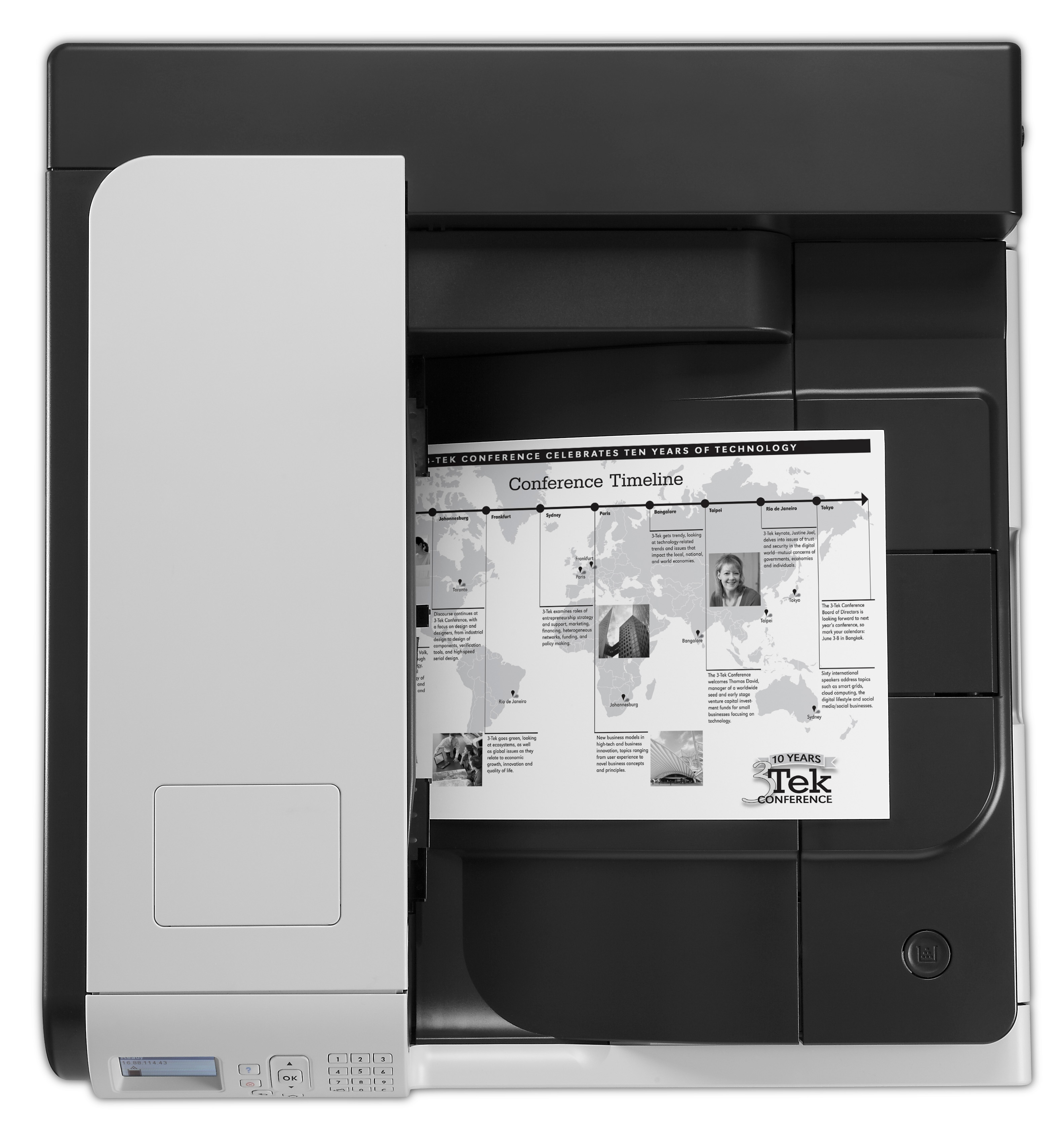 HP LaserJet Enterprise 700 M712dn Drucker, Laser, 1200 x 1200 DPI, A3, 41 Seiten pro Minute, Doppels