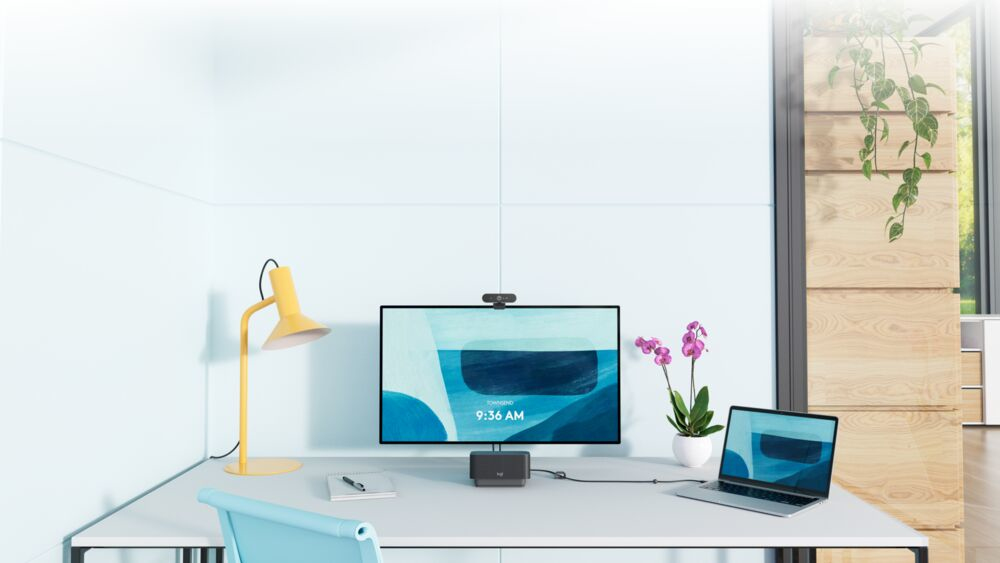 Logitech Logi Dock Focus Room Kit - Kit für Videokonferenzen (Logitech BRIO Ultra HD Pro Webcam, Log