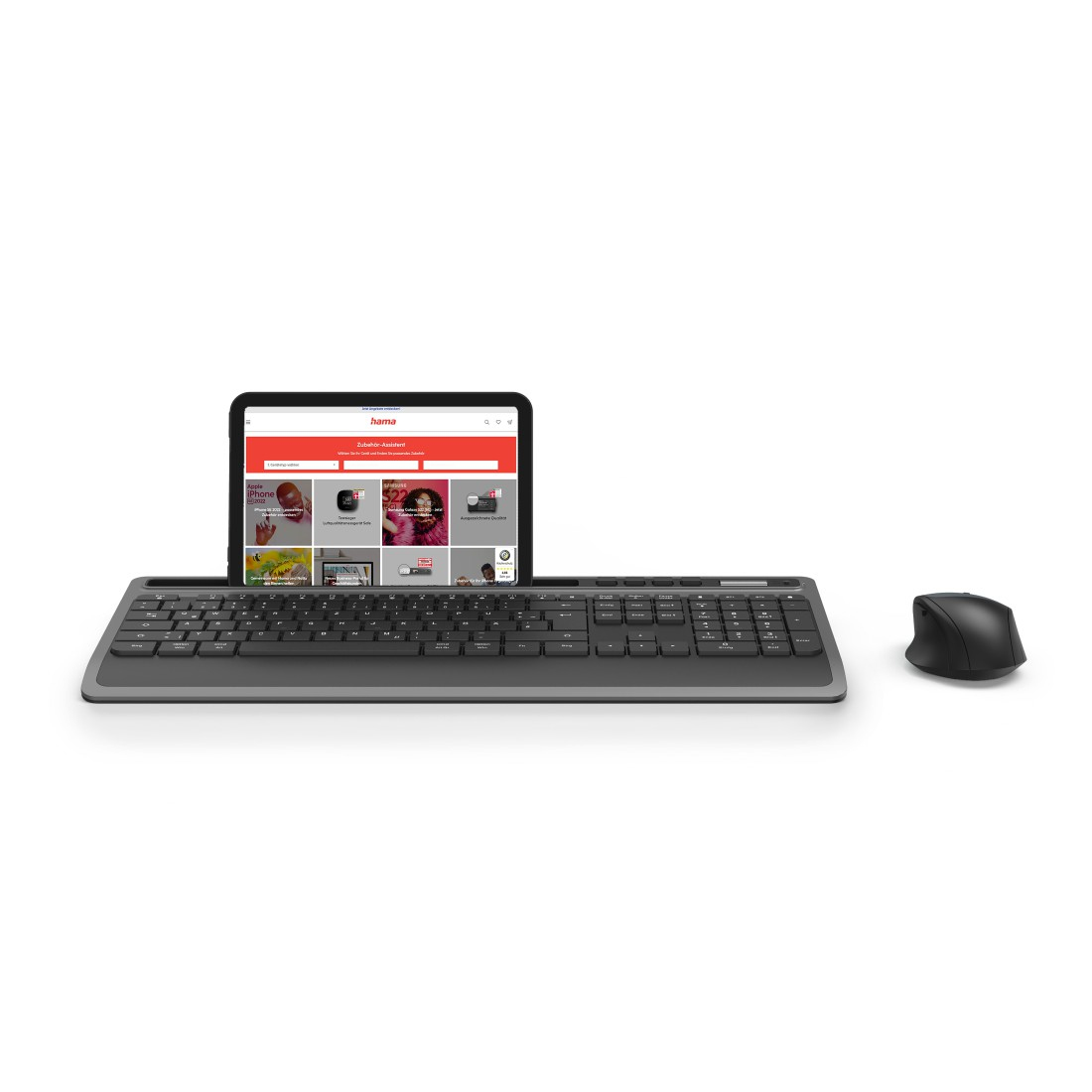 Hama KMW-600 Plus - Tastatur-und-Maus-Set - kabellos
