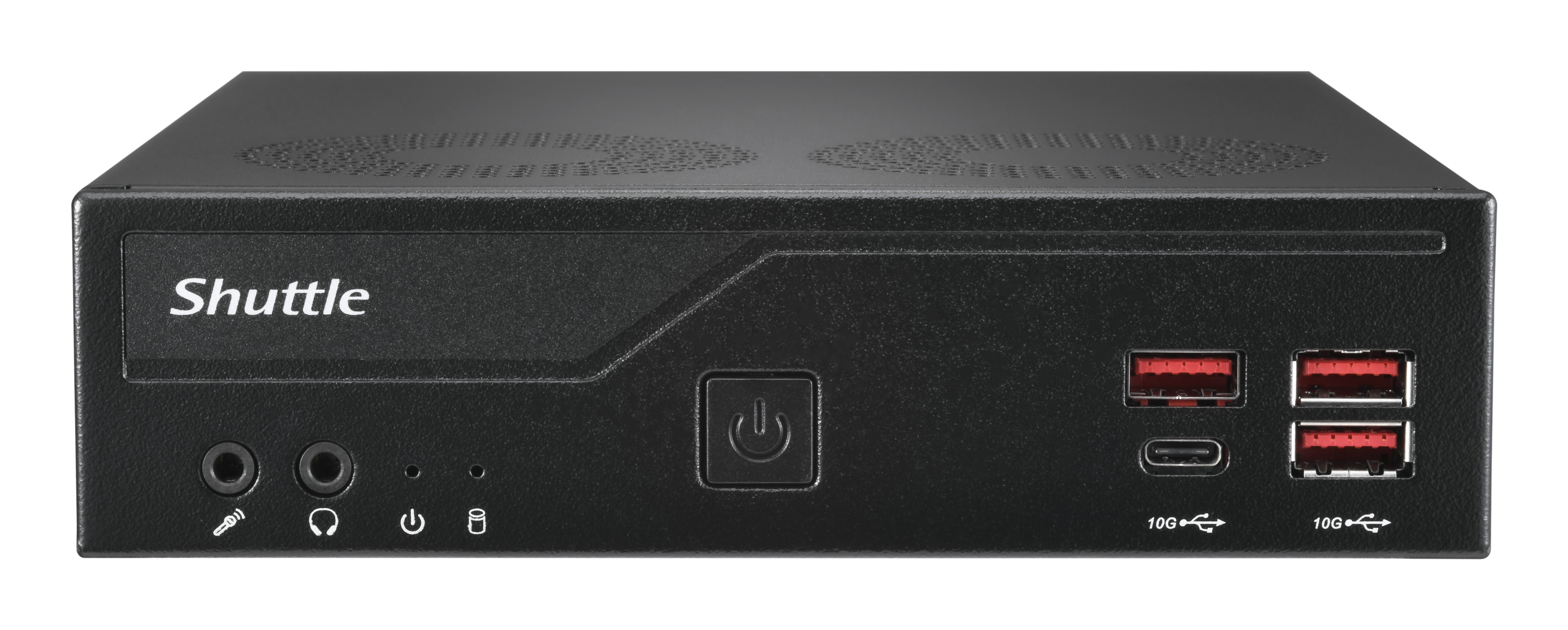 Shuttle Slim PC DB860 , S1851, 2x HDMI, 1x DP, 1x USB-C (DP), 1x 2.5", 1x M.2, 2x LAN (Intel 1G + 2.