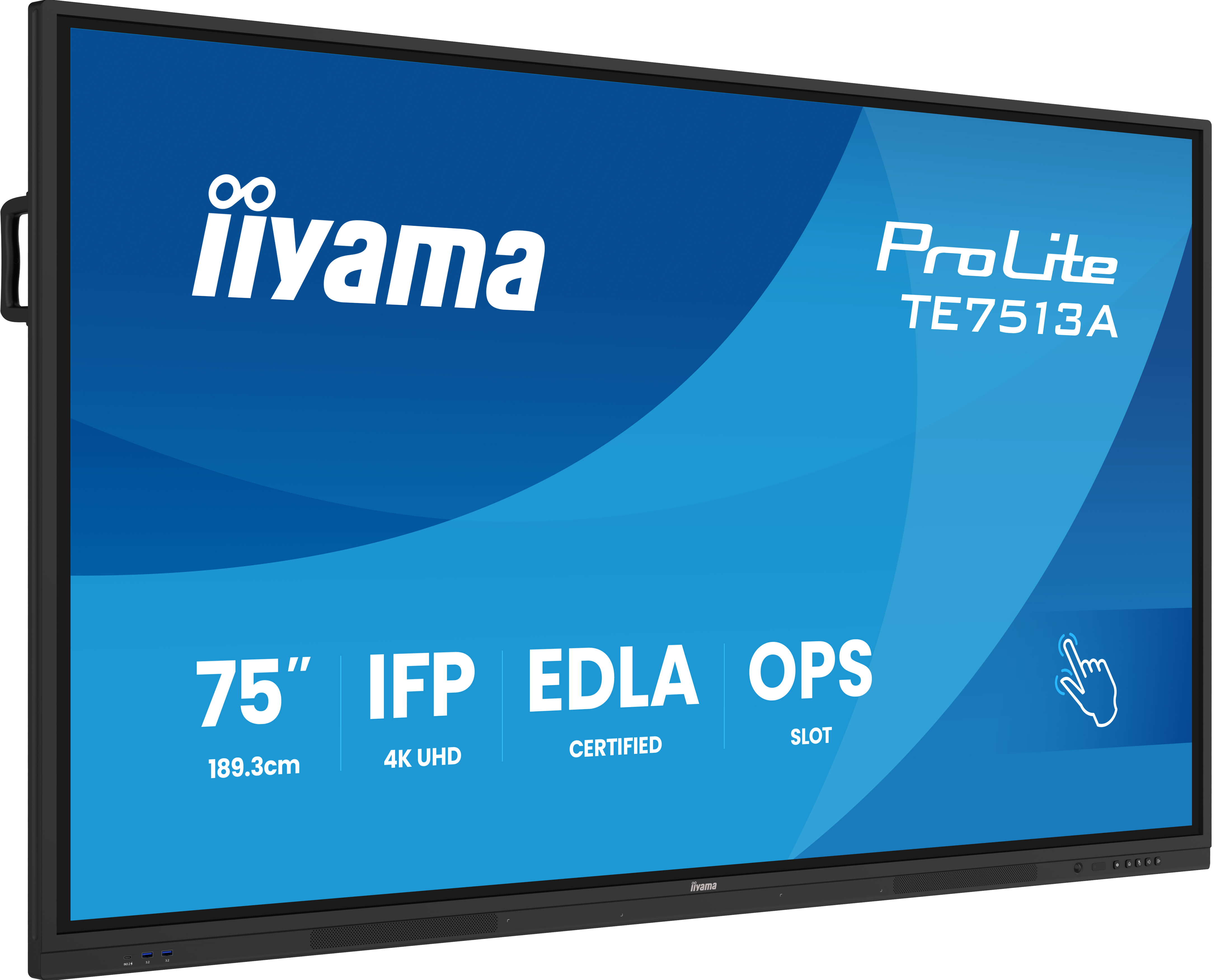 Iiyama ProLite TE7513A-B3AG - 190 cm (75") Diagonalklasse (189.3 cm (74.52")