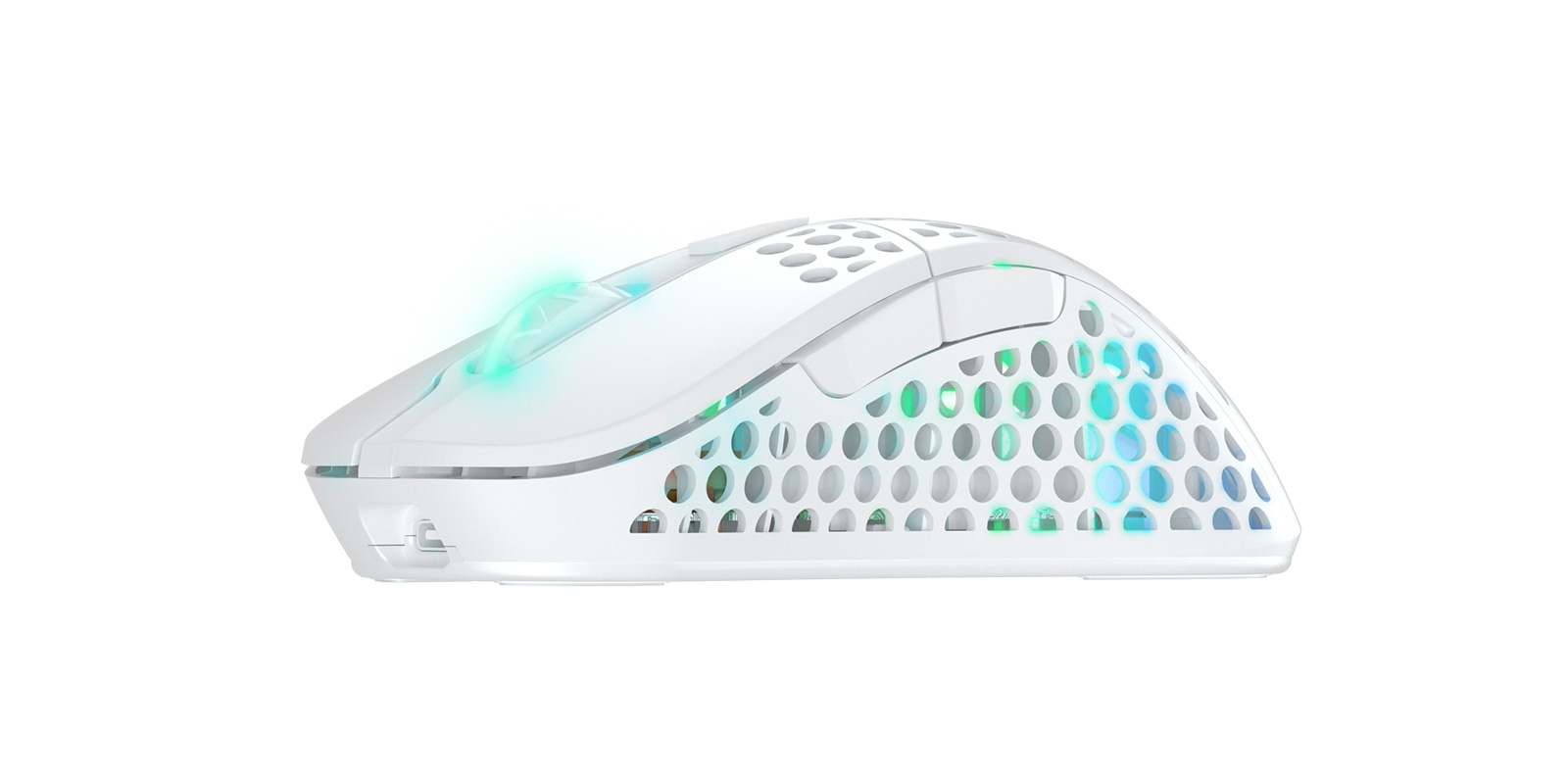 Cherry Xtrfy M4 RGB - Maus - optisch - kabellos - 2.4 GHz - kabelloser Empfänger (USB)