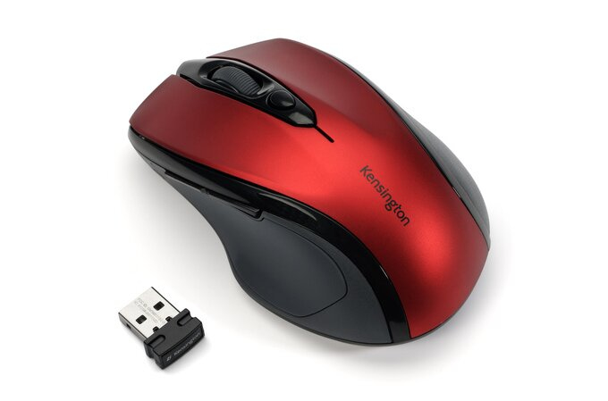 Kensington Pro Fit Mid-Size - Maus - Für Rechtshänder - optisch - kabellos - 2.4 GHz - kabelloser Em
