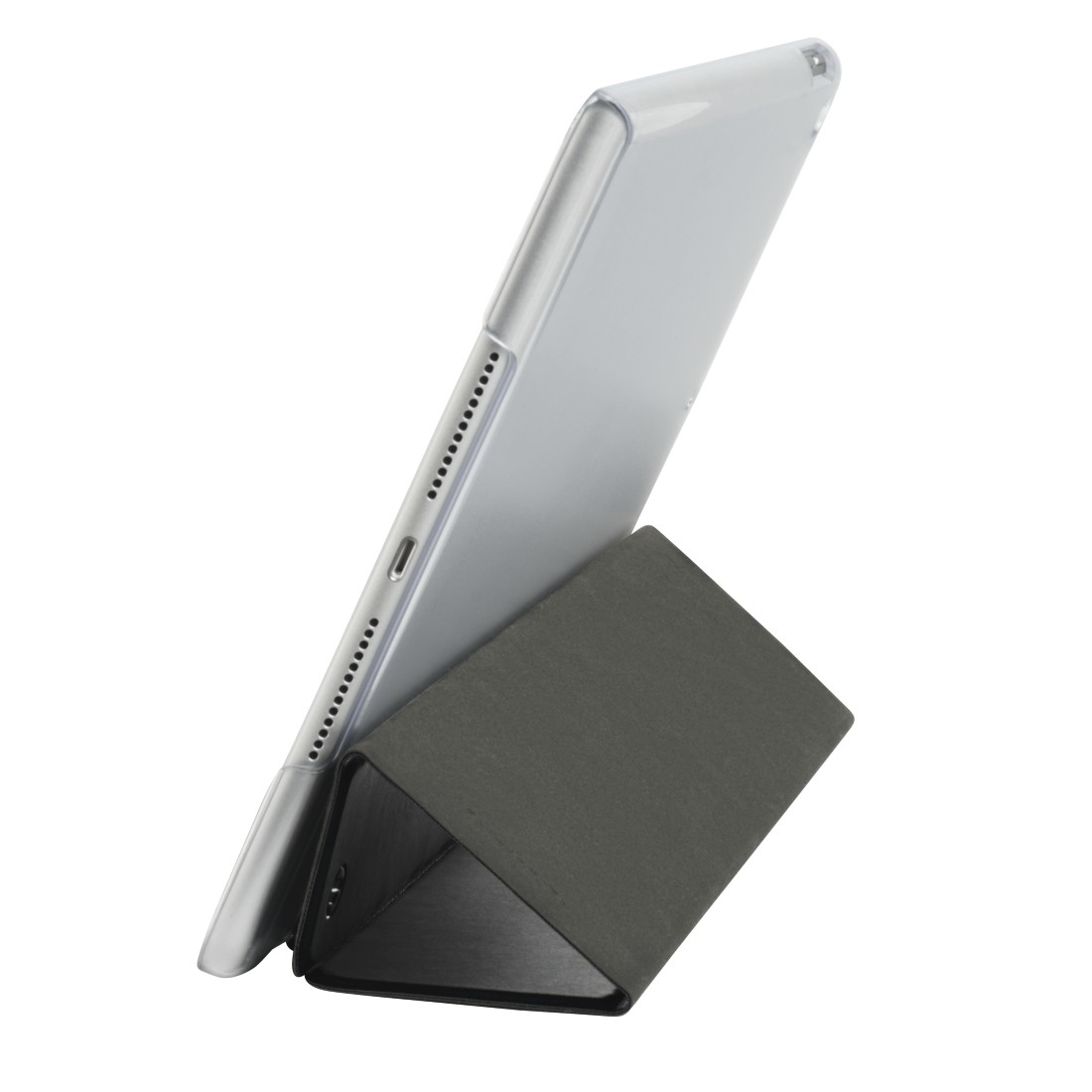Hama "Fold Clear" - Flip-Hülle für Tablet - Polyurethan - Schwarz - 10.2" - für Apple 10.2-inch iPad