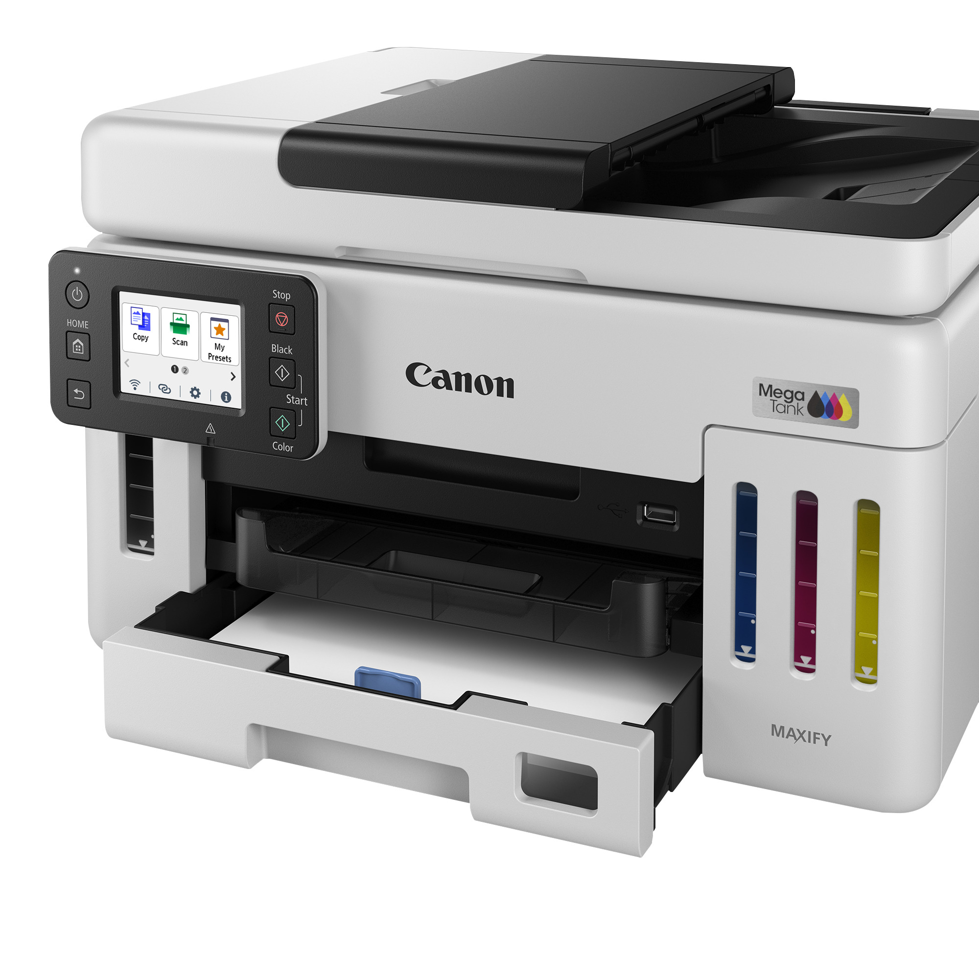 Canon MAXIFY GX6150 MegaTank - Multifunktionsdrucker - Farbe - Tintenstrahl - CISS - Legal (216 x 35