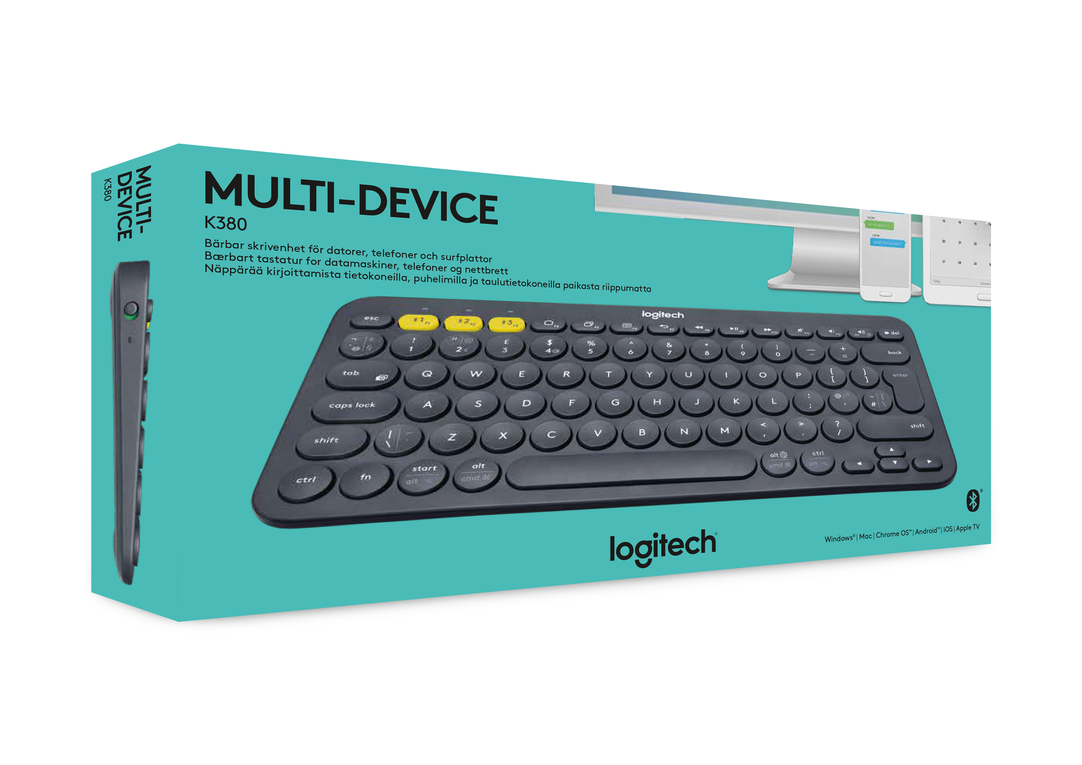 Logitech K380 - Tastatur - kabellos - Bluetooth