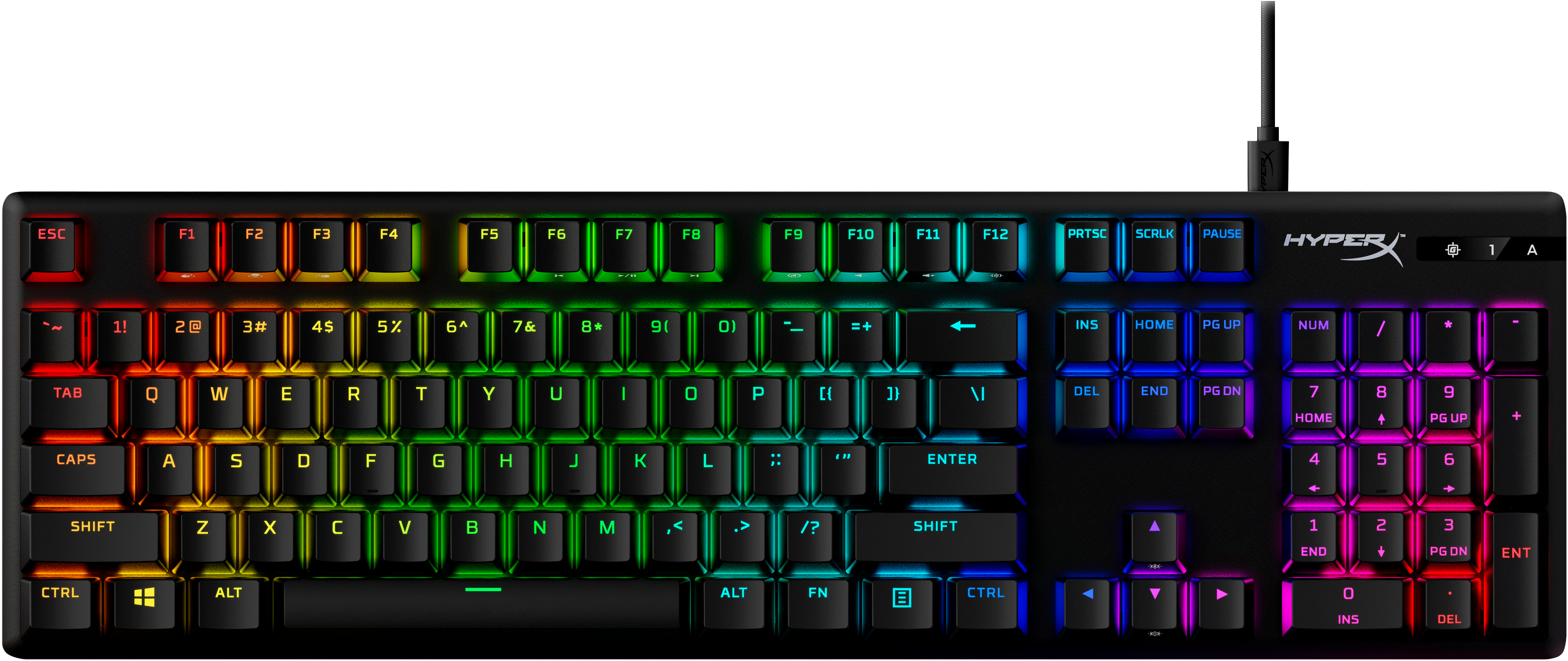HP HyperX Alloy Origins - Tastatur - Hintergrundbeleuchtung