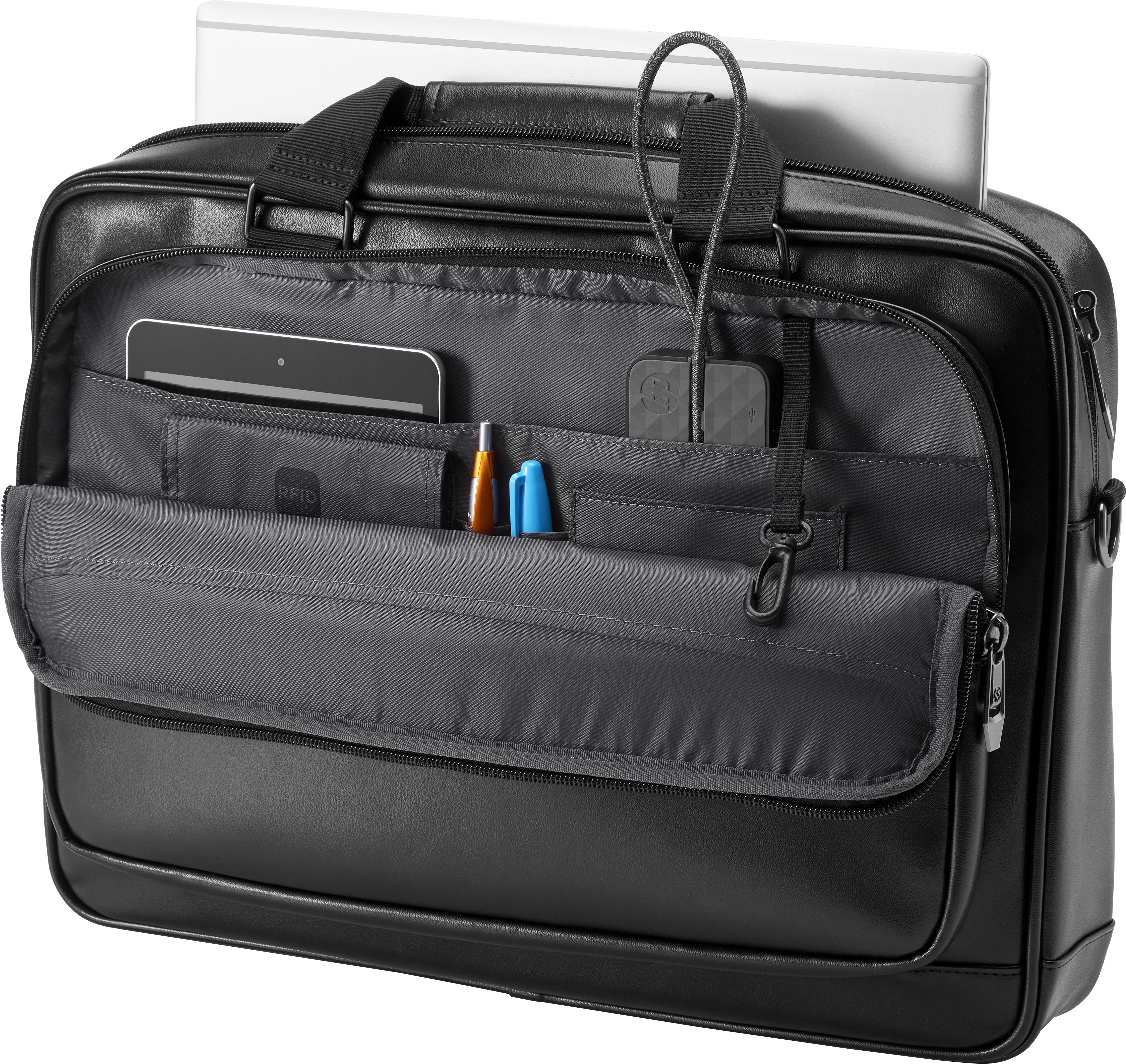 HP Executive Leather Top Load - Notebook-Tasche - 39.6 cm (15.6")