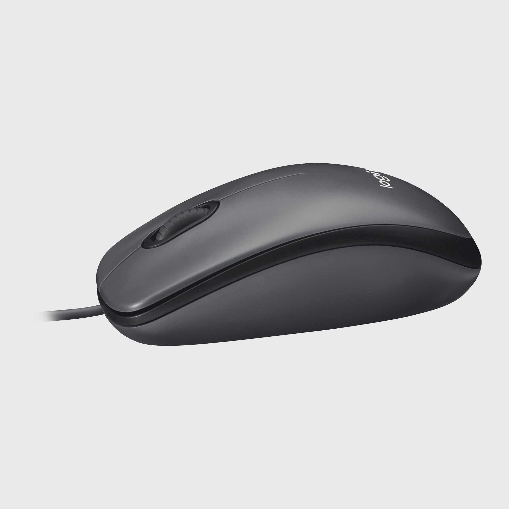 Logitech M100 Refresh 2022 Optical Mouse grau, USB