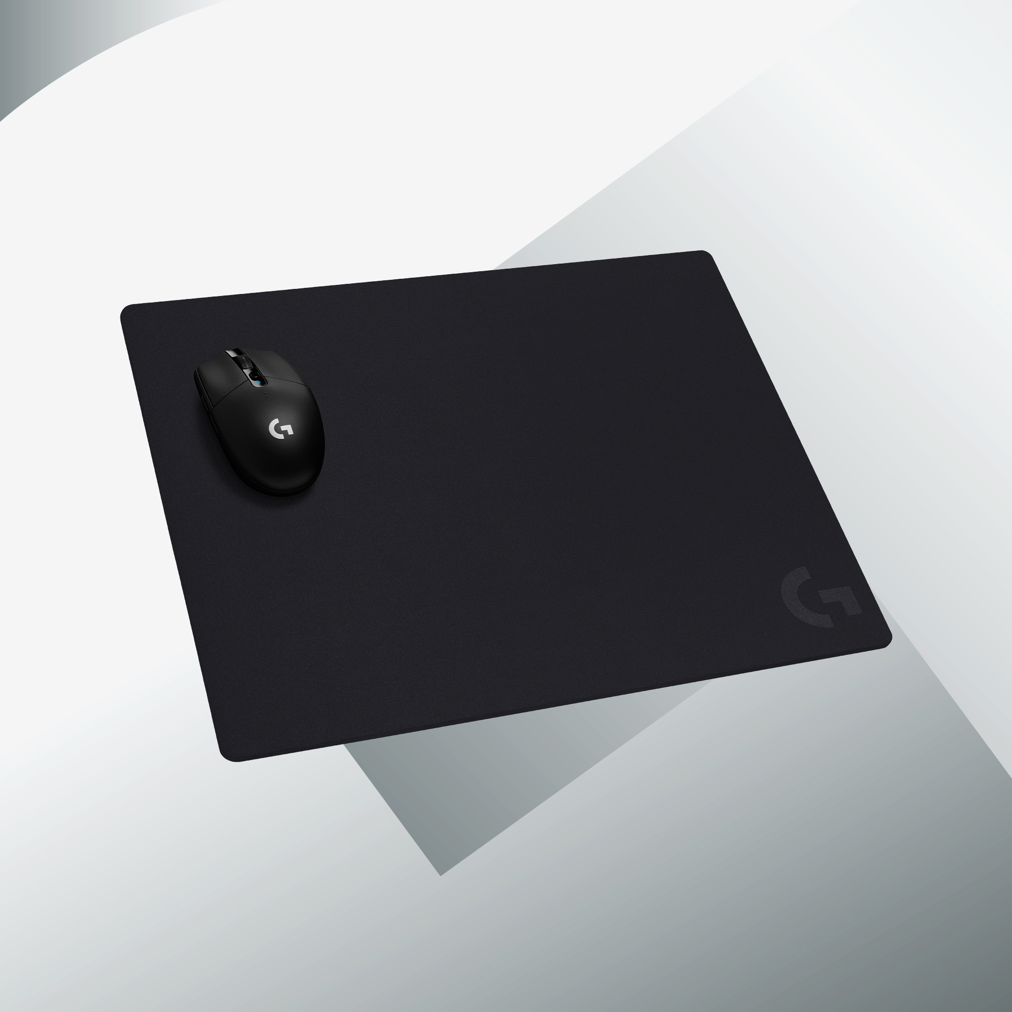 Logitech G G740, Schwarz, Monochromatisch, Gummi, Anti-Rutsch-Basis, Gaming-Mauspad