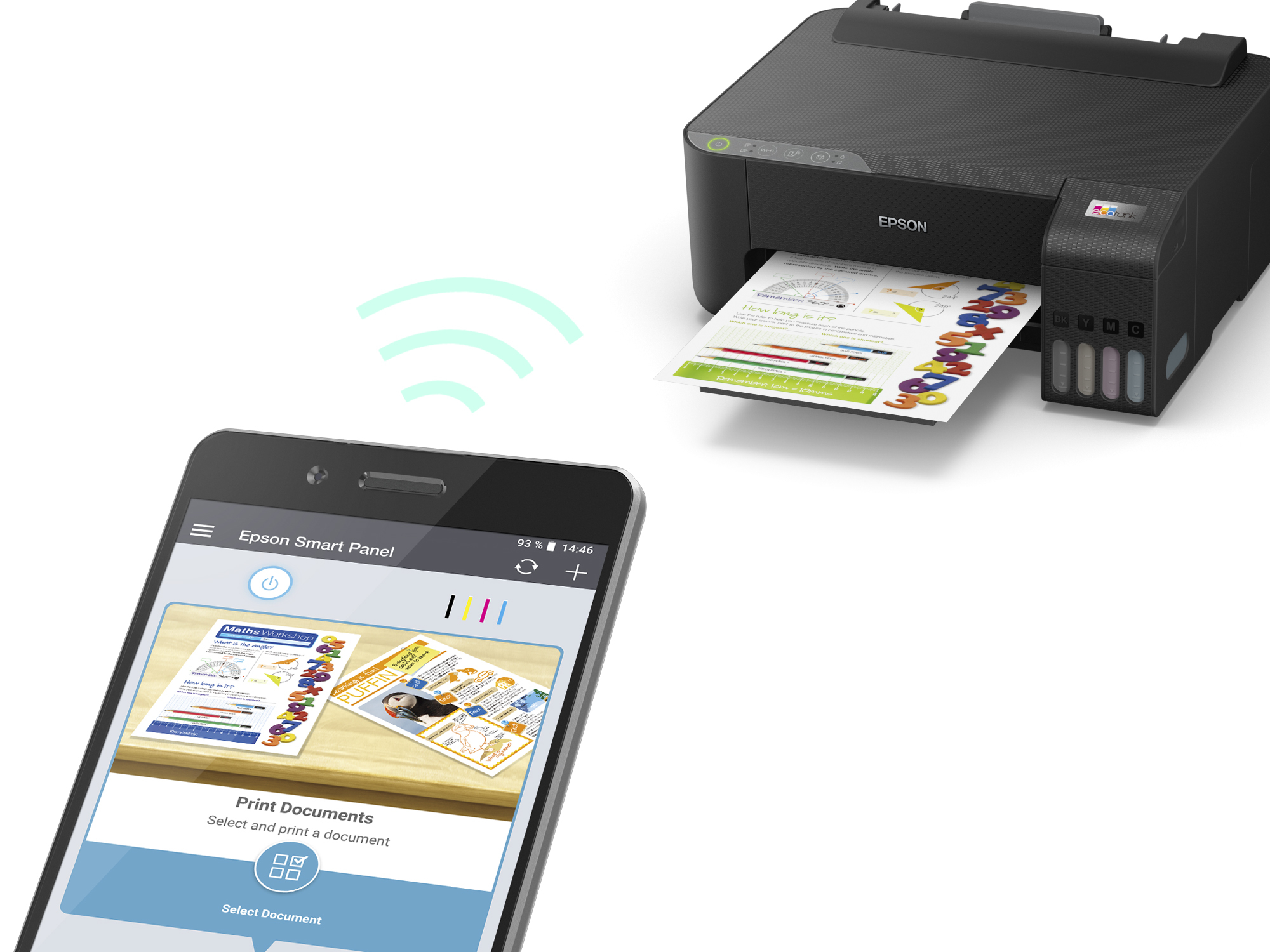 Epson EcoTank ET-1810 - Drucker - Farbe - Tintenstrahl - wiederbefüllbar - A4 - 5760 x 1440 dpi - bi