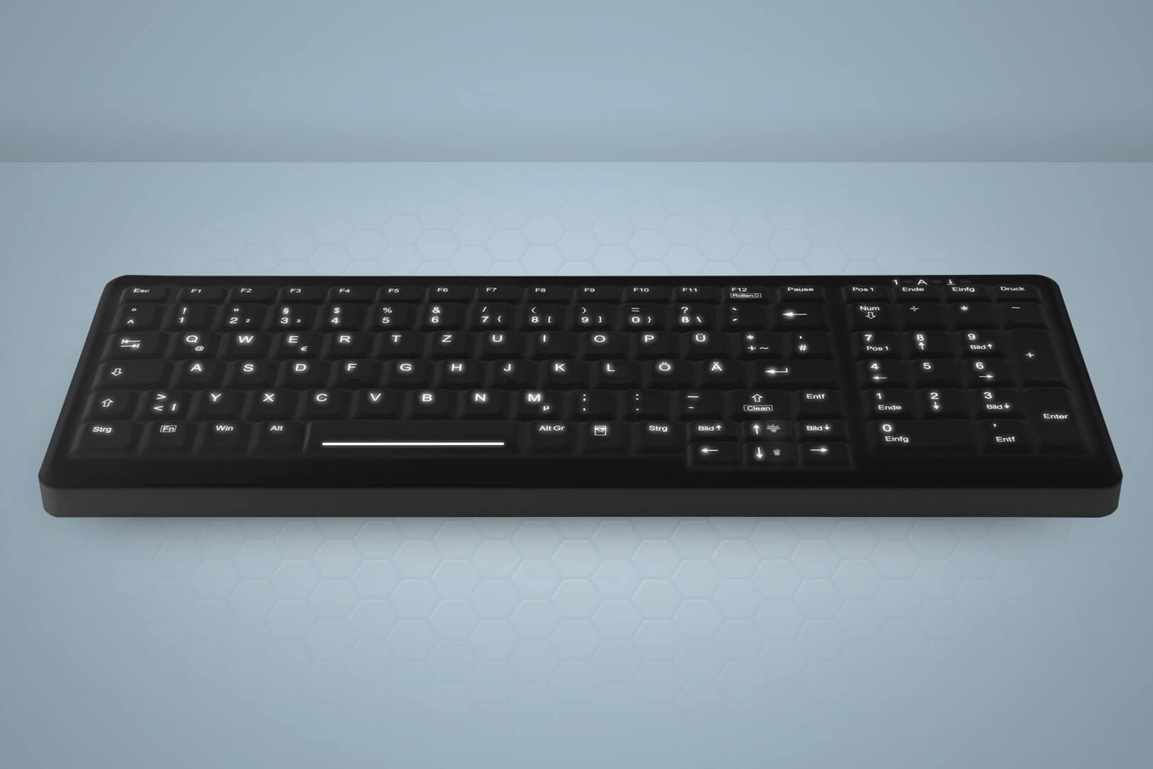Active Key AK-CB7000, Kabelgebunden, USB, Scherenschalter, Schwarz