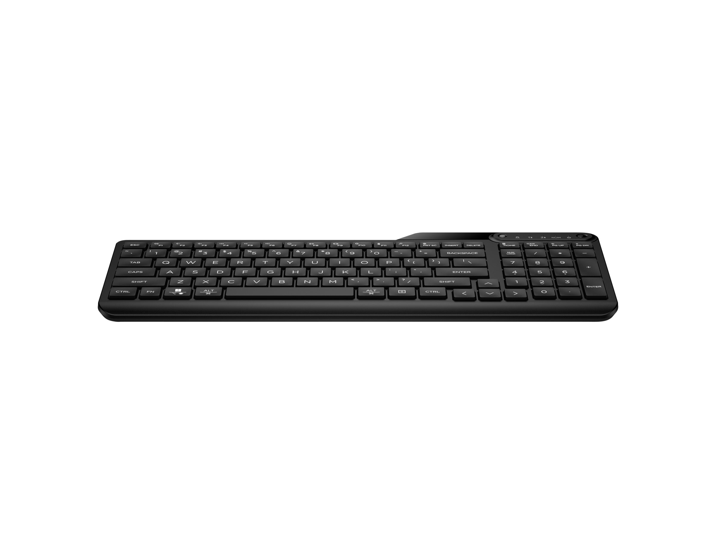 HP 475 - Tastatur - Dual-Mode, Multi-Device, 2-Zonen-Layout, geringer Tastenhub, 12 programmierbare