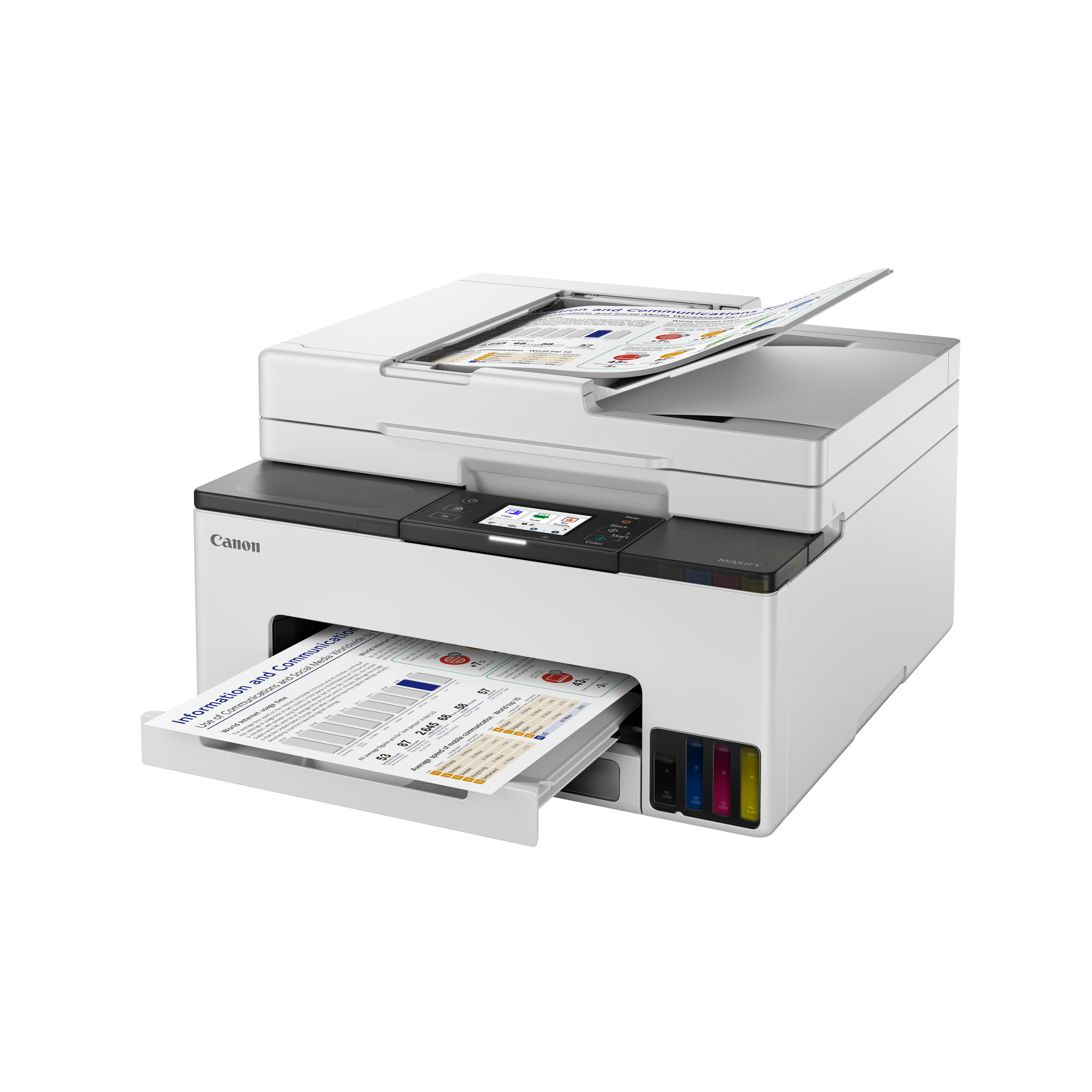 Canon MAXIFY GX2050 - Multifunktionsdrucker - Farbe - Tintenstrahl - wiederbefüllbar - Legal (216 x